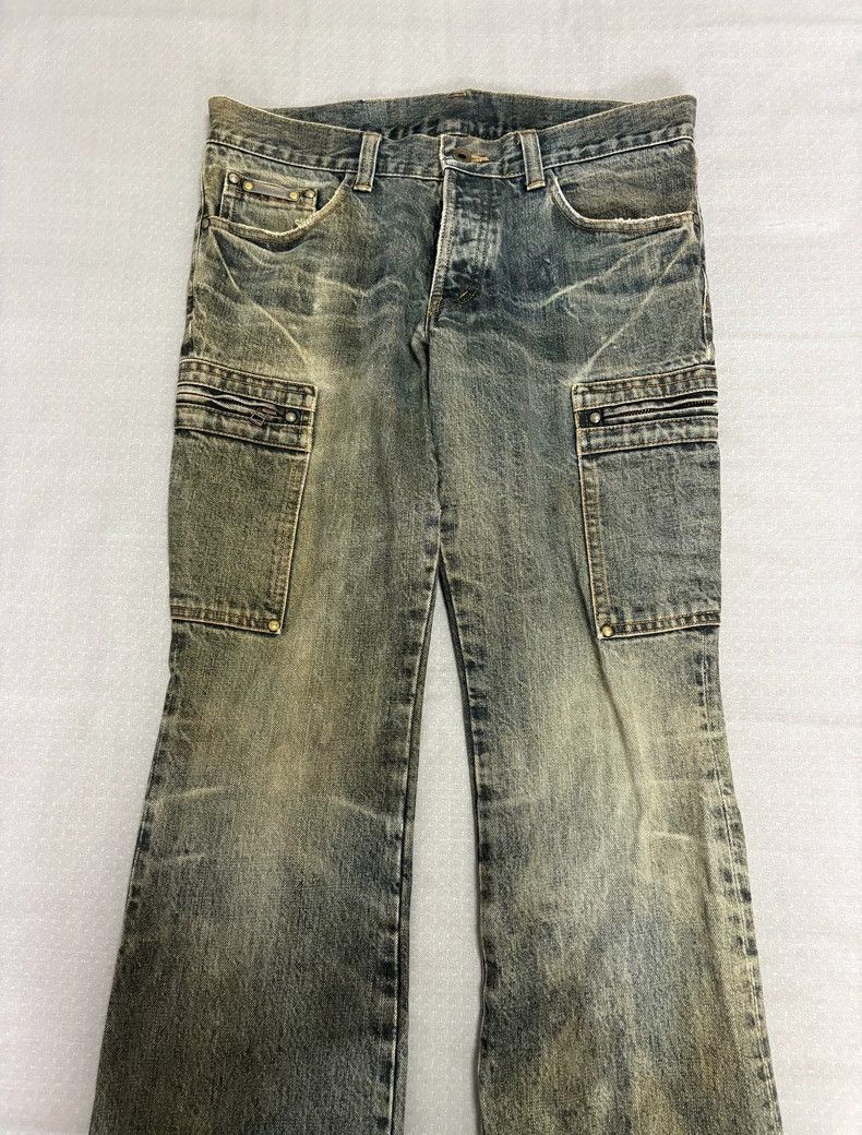 Yohji Yamamoto Vintage MudDyed Flared Denim Pants-2506 Size 30" / US 8 / IT 44 - 4 Thumbnail