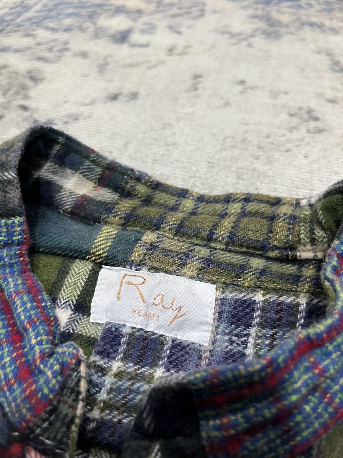 Beams Japan Ray by Beams Japan Patchwork Plaid Flannel Size US M / EU 48-50 / 2 - 5 Thumbnail