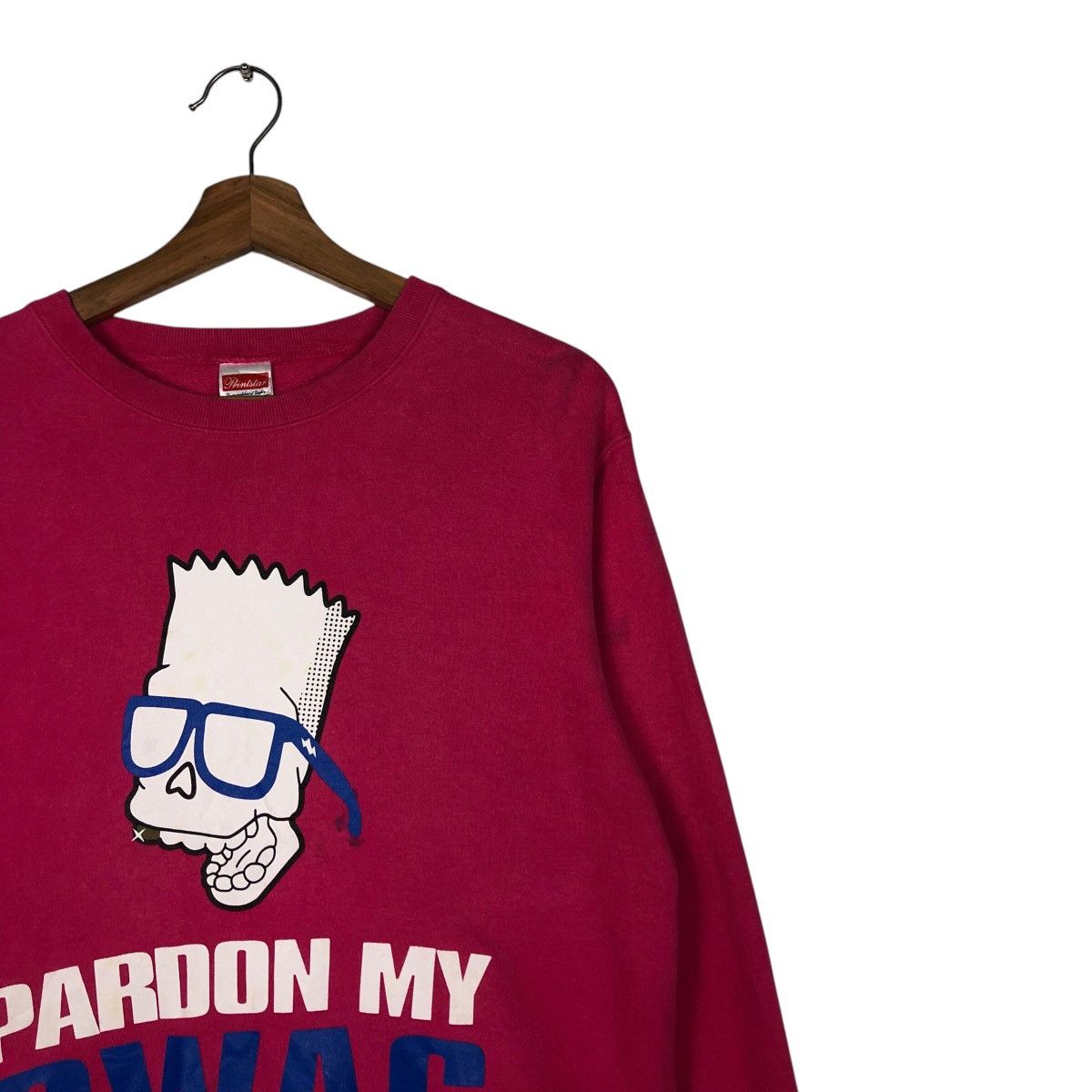 Japanese Brand × Vintage 📌Vintage Sweatshirt Pardon My Swag Big Logo Size US M / EU 48-50 / 2 - 7 Thumbnail