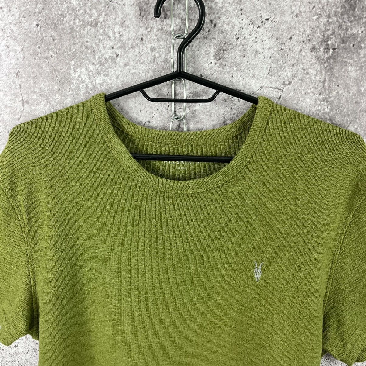 Allsaints × Japanese Brand Allsaints T-Shirt Heavy Cotton Embroidery Small Logo Size L Size US L / EU 52-54 / 3 - 2 Thumbnail