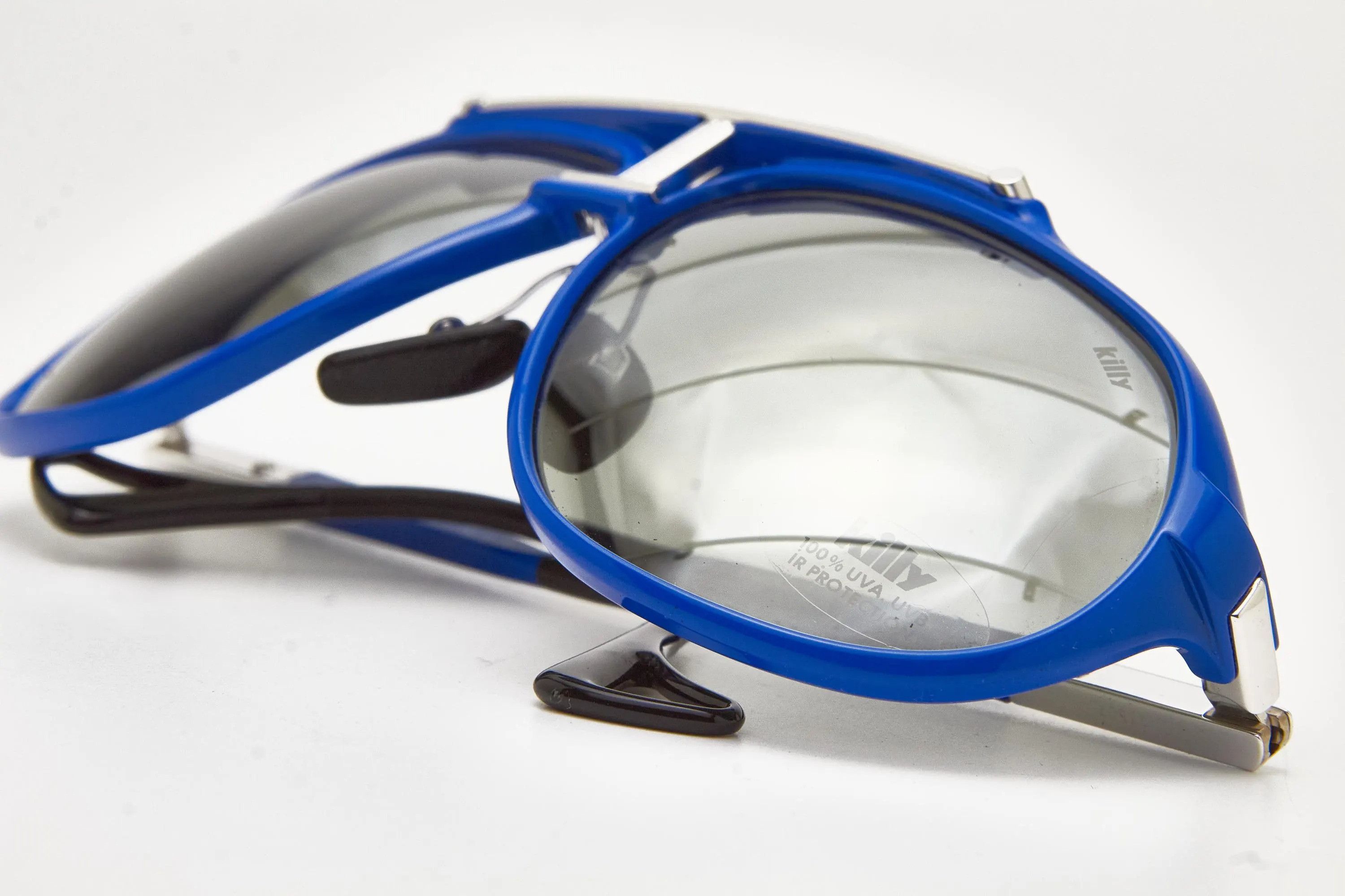 Other KILLY 469 Sunglasses Blue Gold High End Carbon Fiber Eyewear Size ONE SIZE - 6 Thumbnail
