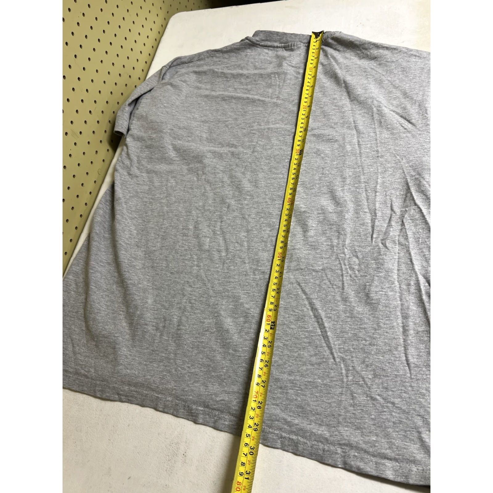 Hanes VINTAGE Hanes T-Shirt University Parkside Arts Theater Molière’s Tartuffe Gray XL Men Short Sleeve Crew Neck Cotton Blend Classic Size Regular Size US XL / EU 56 / 4 - 7 Thumbnail