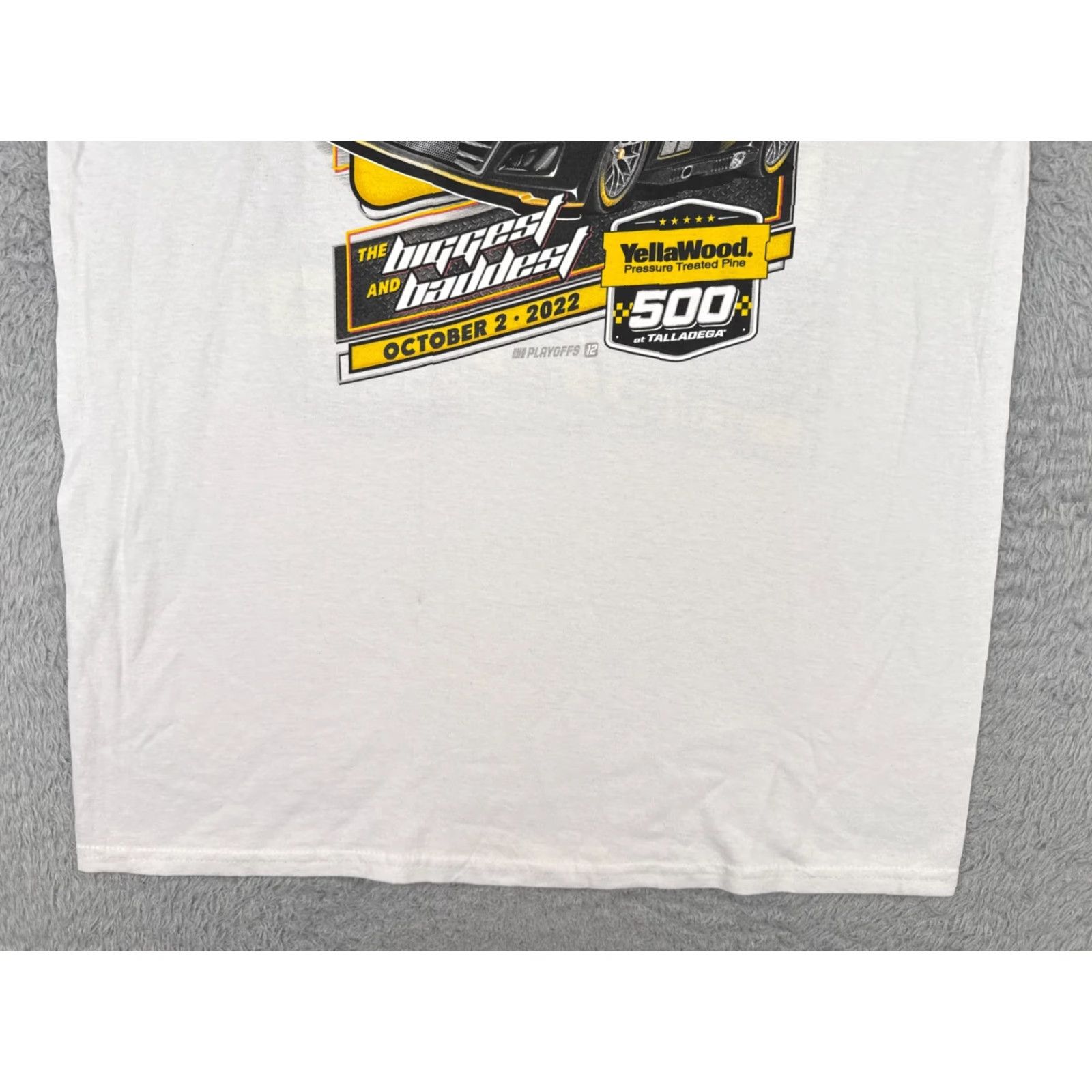 NASCAR Talladega Shirt Adult Large White Nascar Yellawood Pole Positions 500 NEW 2022 Size US L / EU 52-54 / 3 - 5 Thumbnail