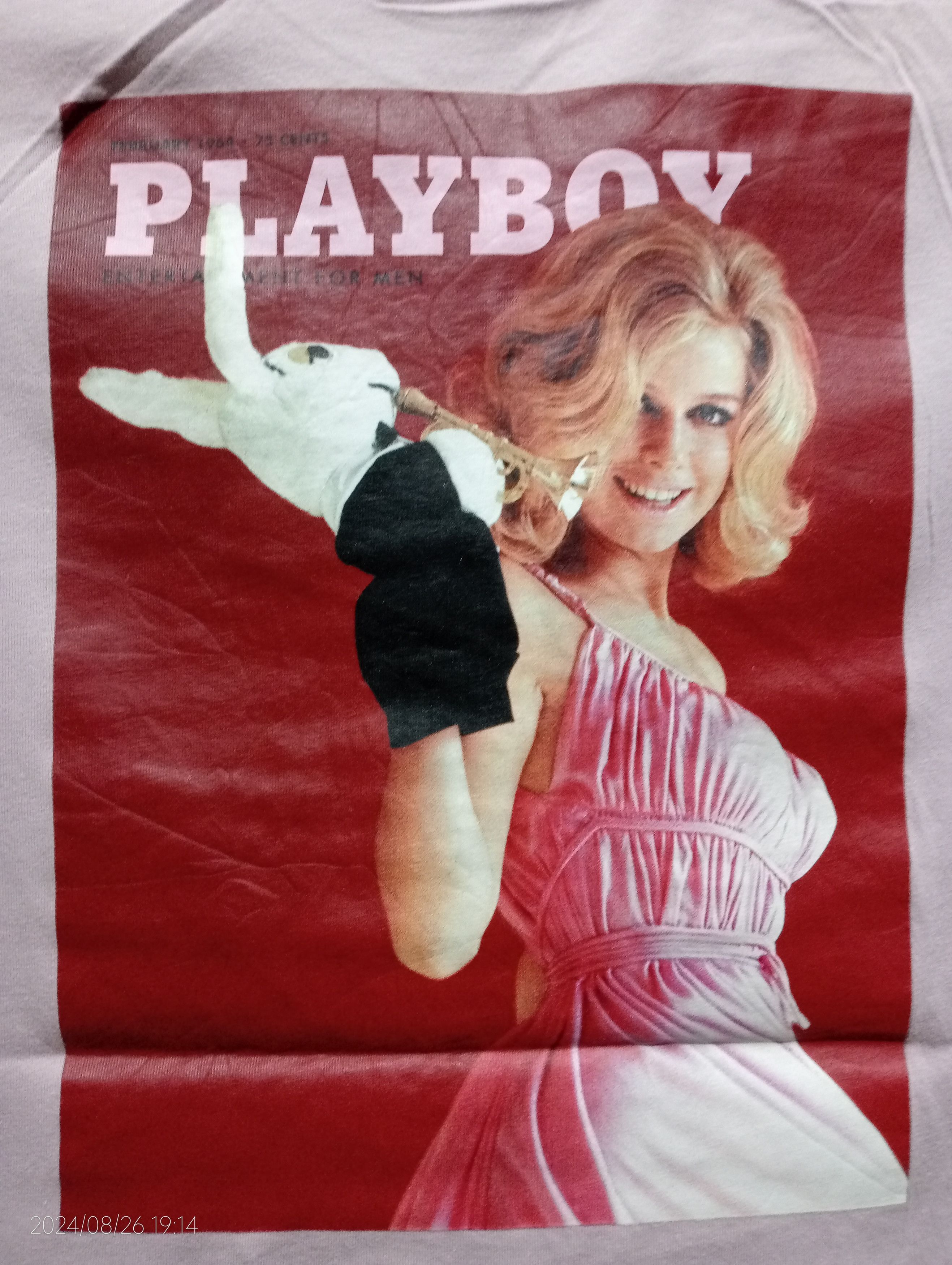 Playboy Vintage Playboy Magazine Feb 1964 Long Sleeve Tshirt Rare Size US M / EU 48-50 / 2 - 3 Thumbnail