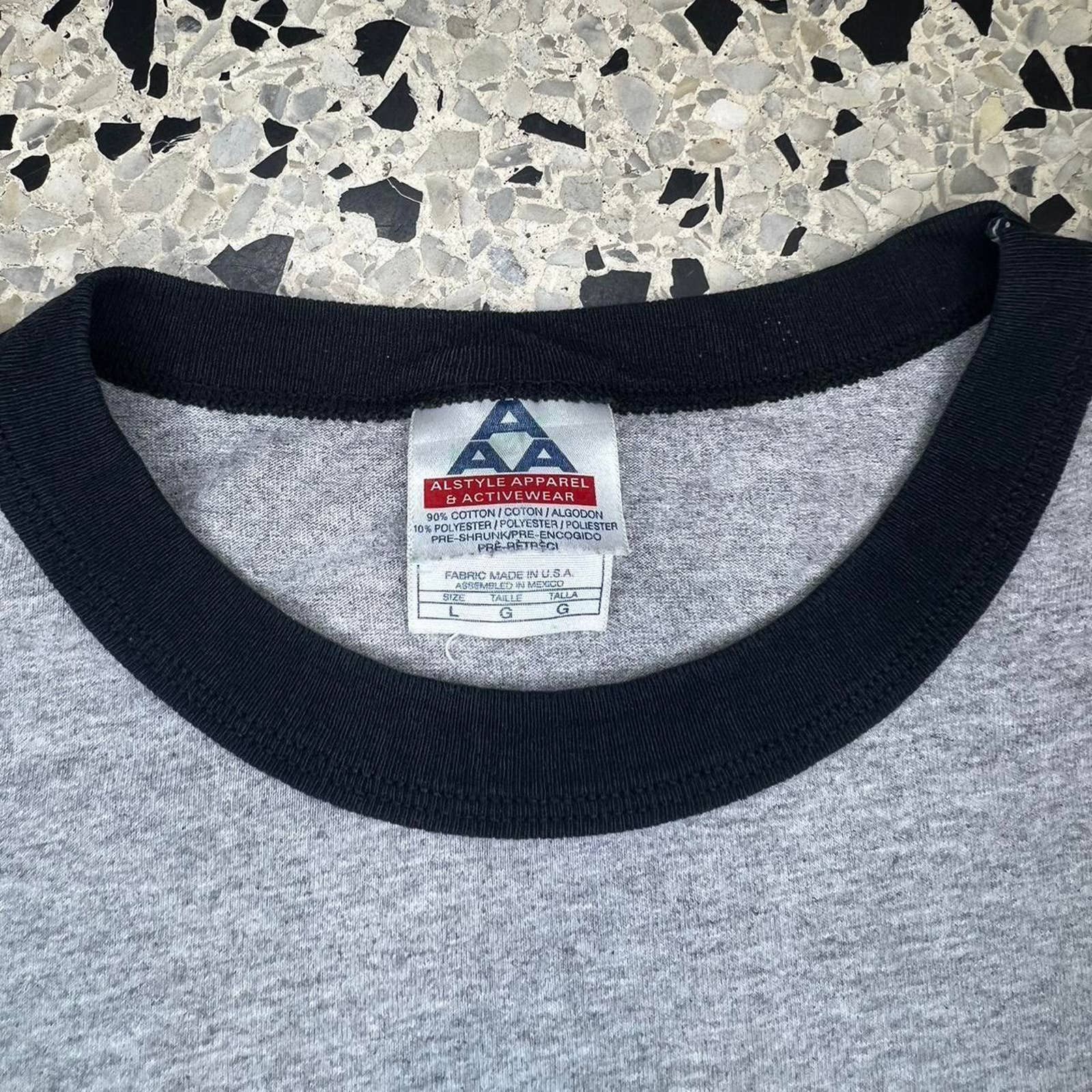 Japanese Brand × Vintage VINTAGE Y2K GARY COLEMAN “BLING BLING” RINGER TEE Size US L / EU 52-54 / 3 - 3 Thumbnail