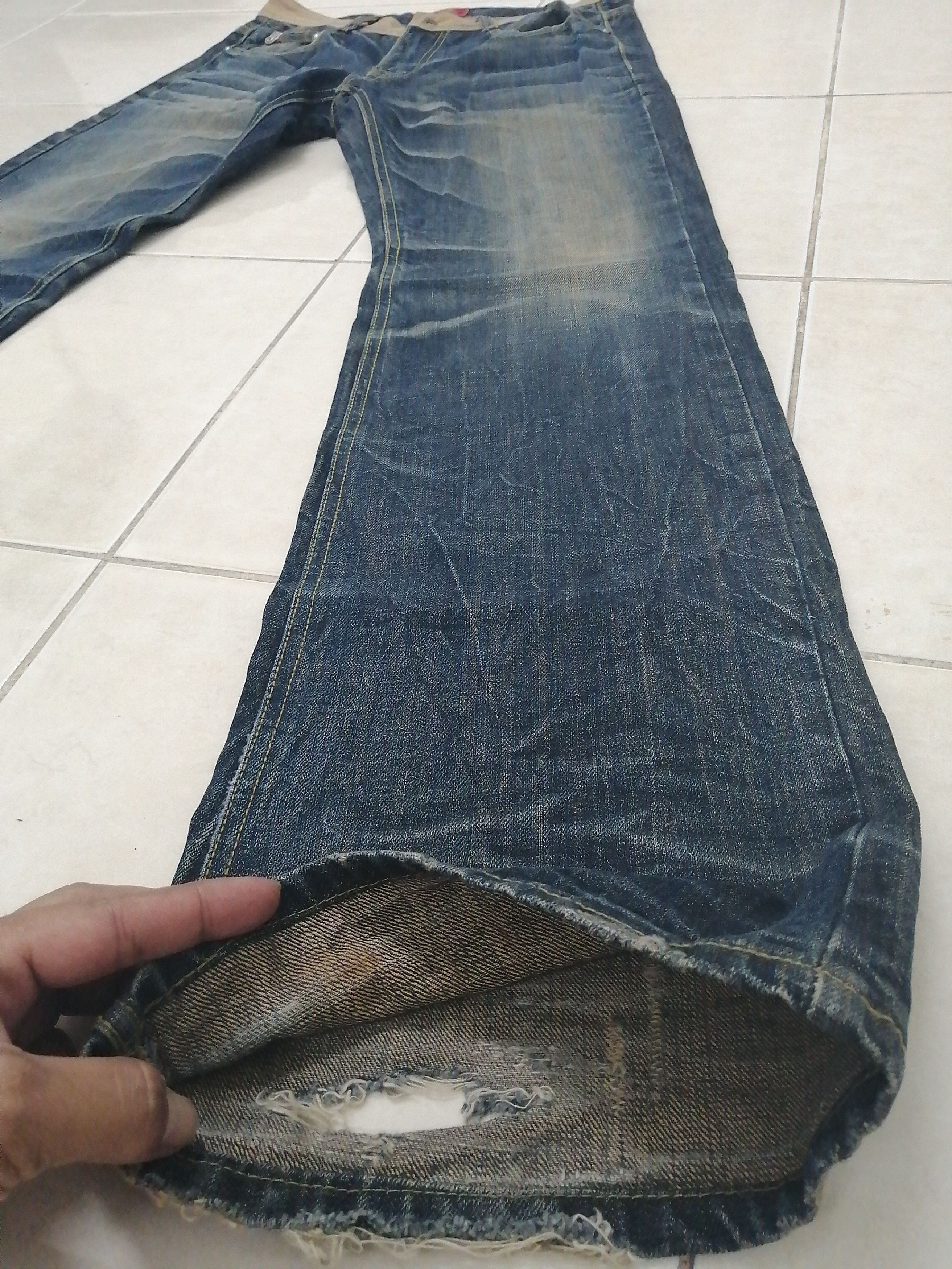 Indian Motorcycle Indian Motercycles distress jean Size US 31 - 3 Thumbnail