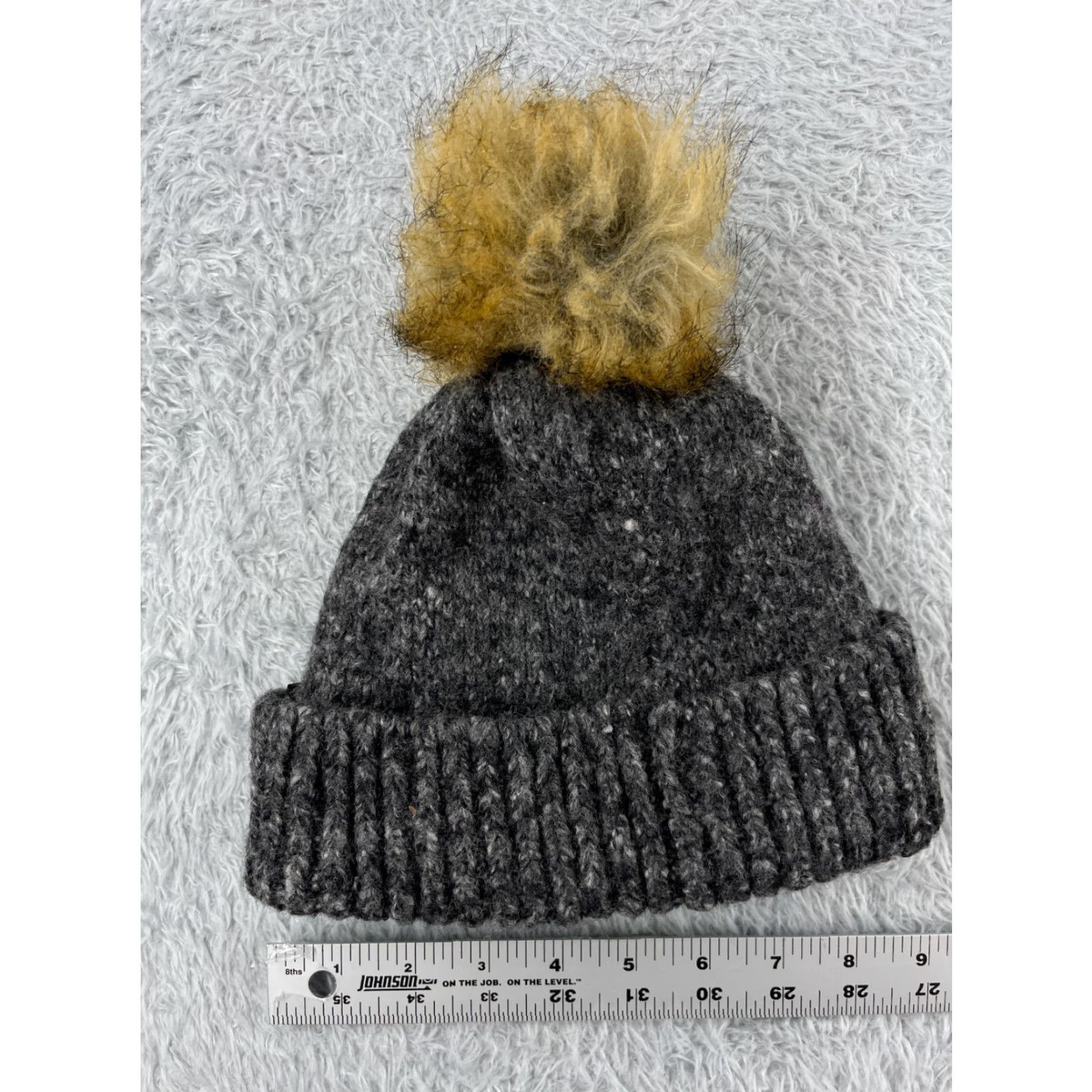 Vintage Bula Beanie Toque Womens One Size Gray Knit Wool Nylon Blend Poly Lined Ski Pom Beanie Womens One Size Gray Knit Wool Nylon Blend Ski Pom Size ONE SIZE - 5 Thumbnail
