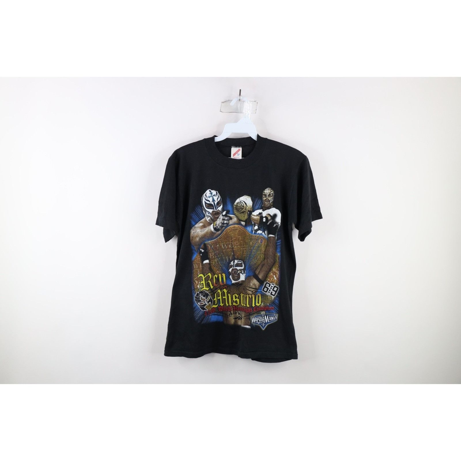 Vintage Vintage WWF Wrestlemania 22 Rey Misterio T-Shirt Size US M / EU 48-50 / 2 - 1 Thumbnail