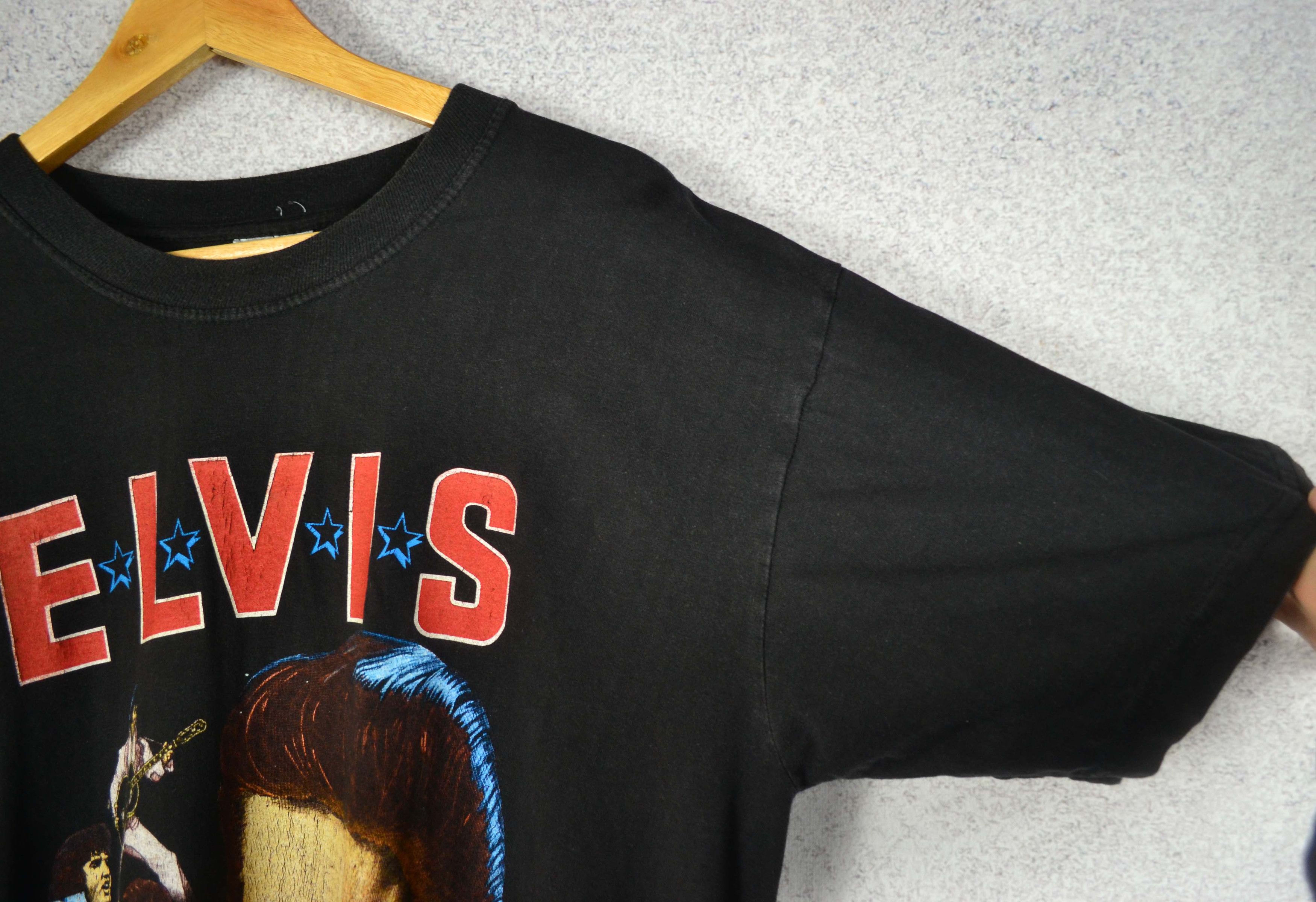 Band Tees Elvis Presley Great Elvis Vintage T-shirt L big logo Size US L / EU 52-54 / 3 - 4 Thumbnail