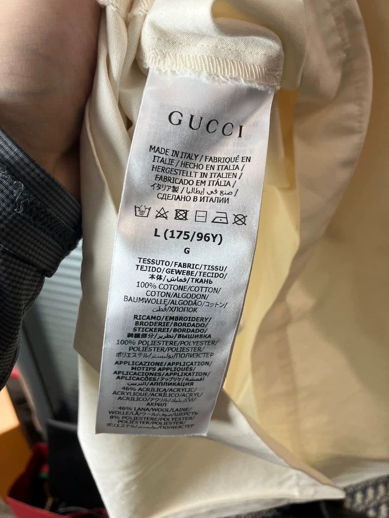 Gucci Gucci Beige Double G Work Dress-2506 Size 22" - 4 Thumbnail