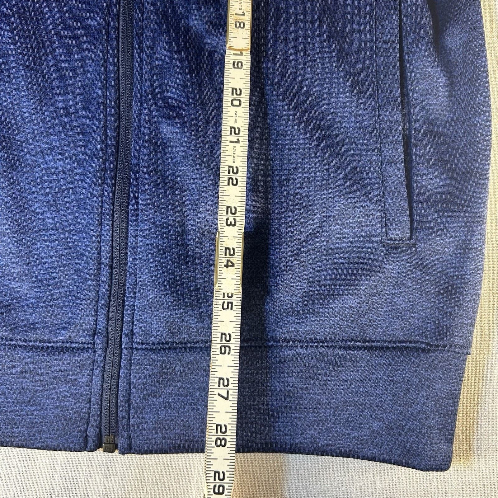 Adidas ADIDAS M Mens Blue Front Pocket Sweatshirt FullZip Climawa Size US M / EU 48-50 / 2 - 4 Thumbnail