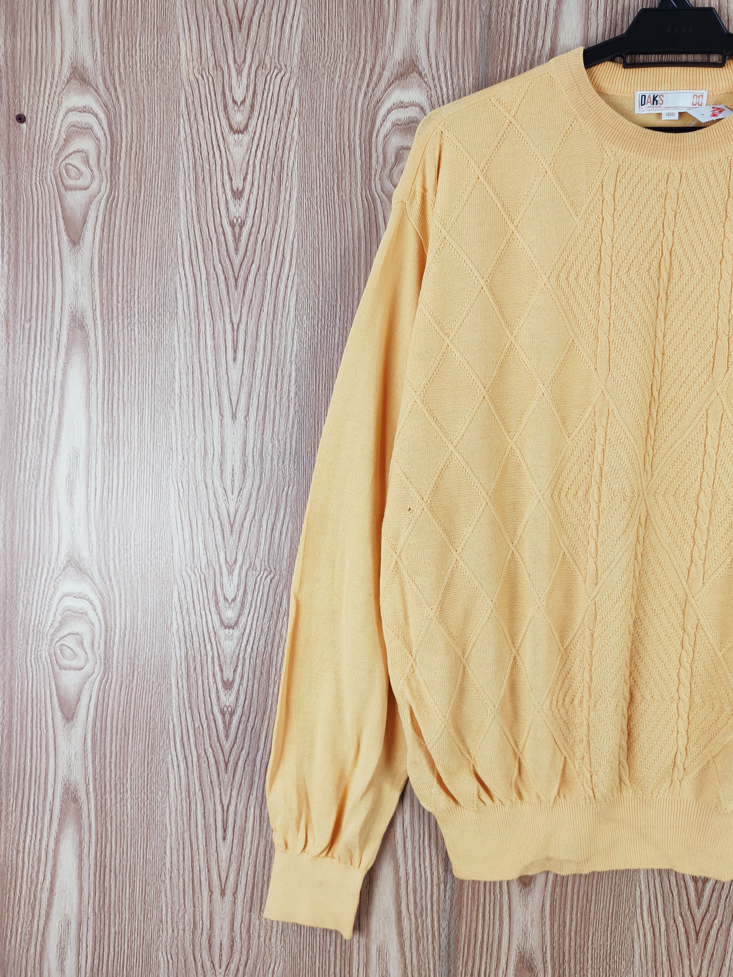 DAKS Daks London Yellow Golf Knitwear Sweatshirts #W128 Size US M / EU 48-50 / 2 - 3 Thumbnail