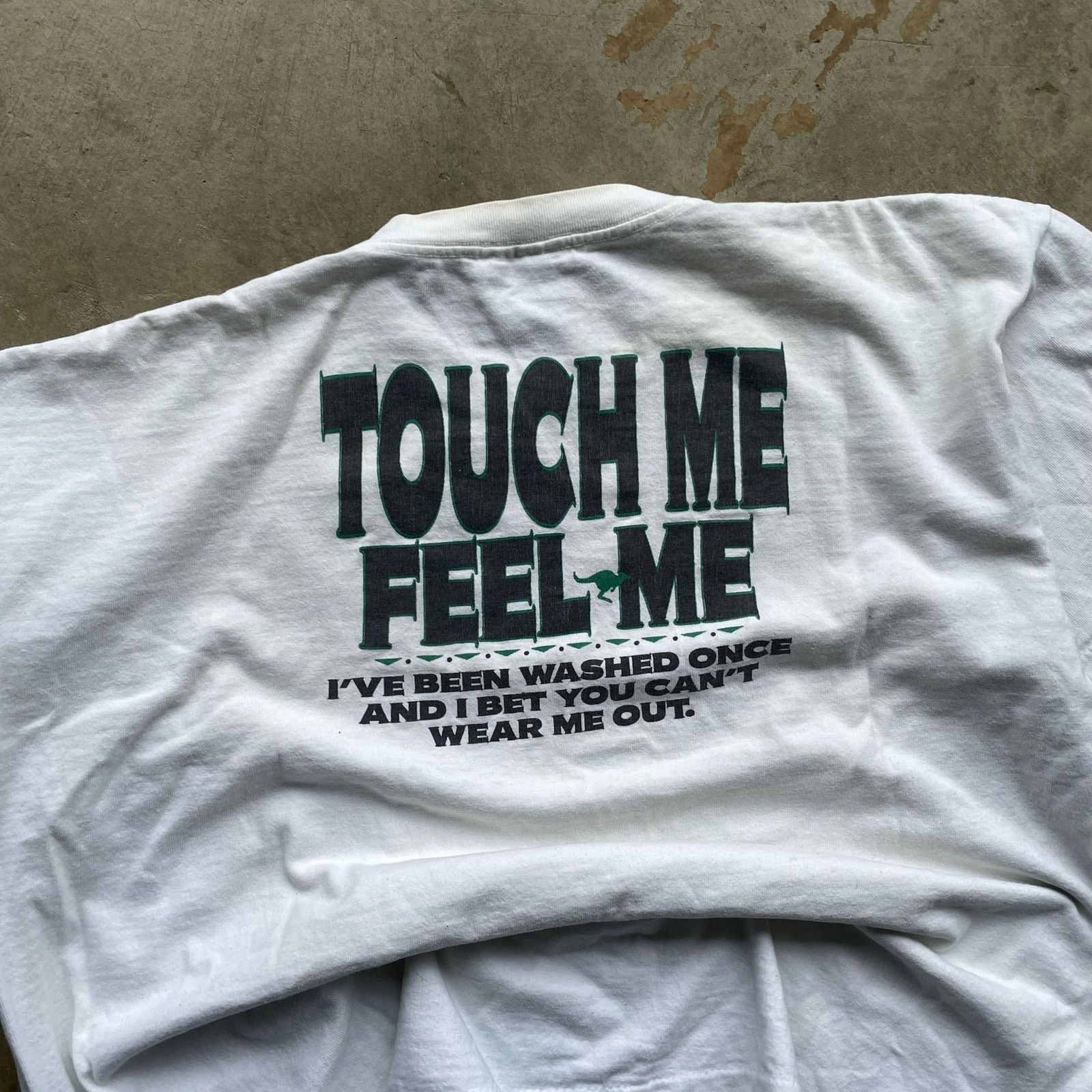 Vintage VINTAGE SINGLE STITCH FREAKY TEE SHIRT SZ XL BAGGY WHITE Size US XL / EU 56 / 4 - 1 Thumbnail