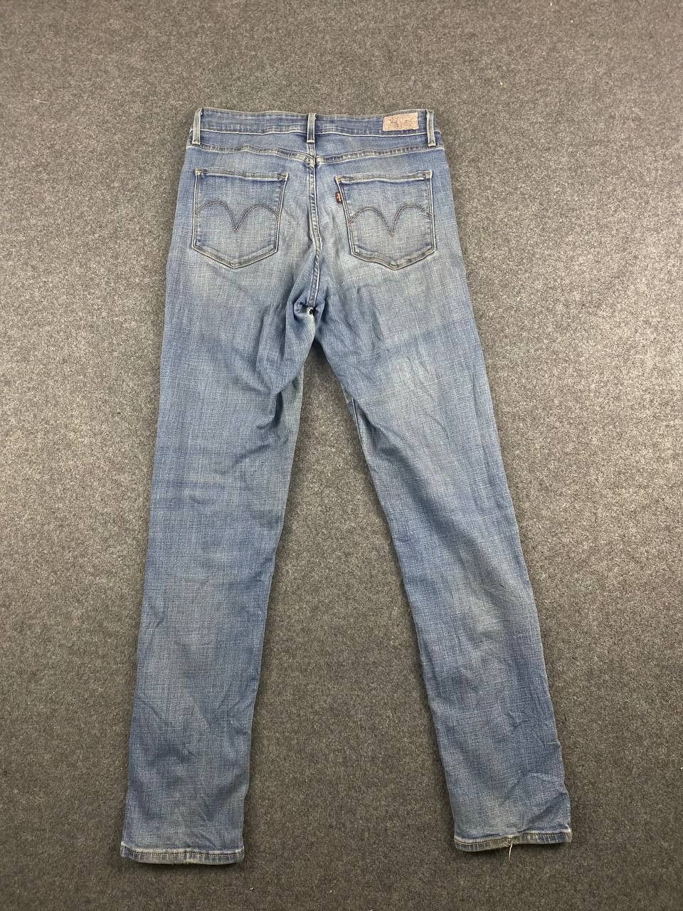 Levi's levis 575 mid rise skinny distressed denim Size 31" - 1 Thumbnail
