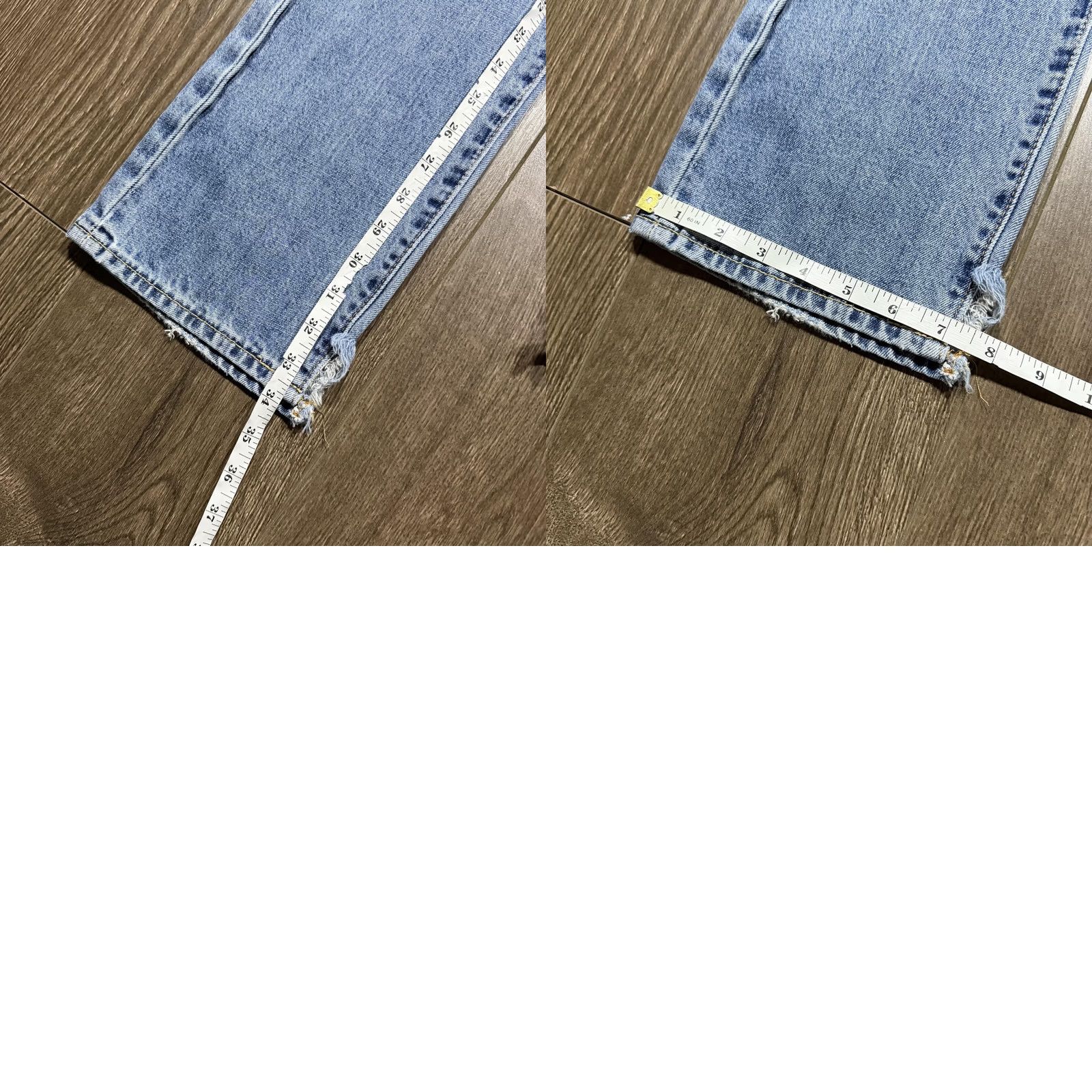 Abercrombie & Fitch Abercrombie & Fitch Jeans Straight 32x34 Y2K Blue Light Wash Distressed Fits Size US 32 / EU 48 - 8 Thumbnail