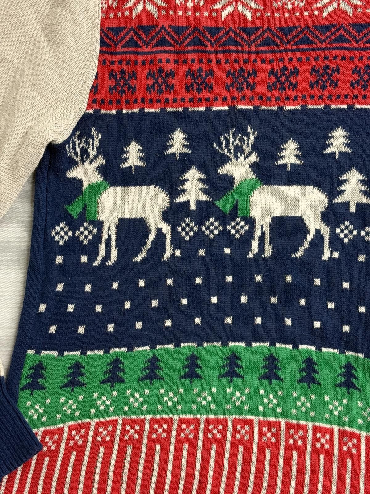 Other Ugly Christmas Sweater - Snow Reindeers with Scarfs - S Size US S / EU 44-46 / 1 - 4 Thumbnail