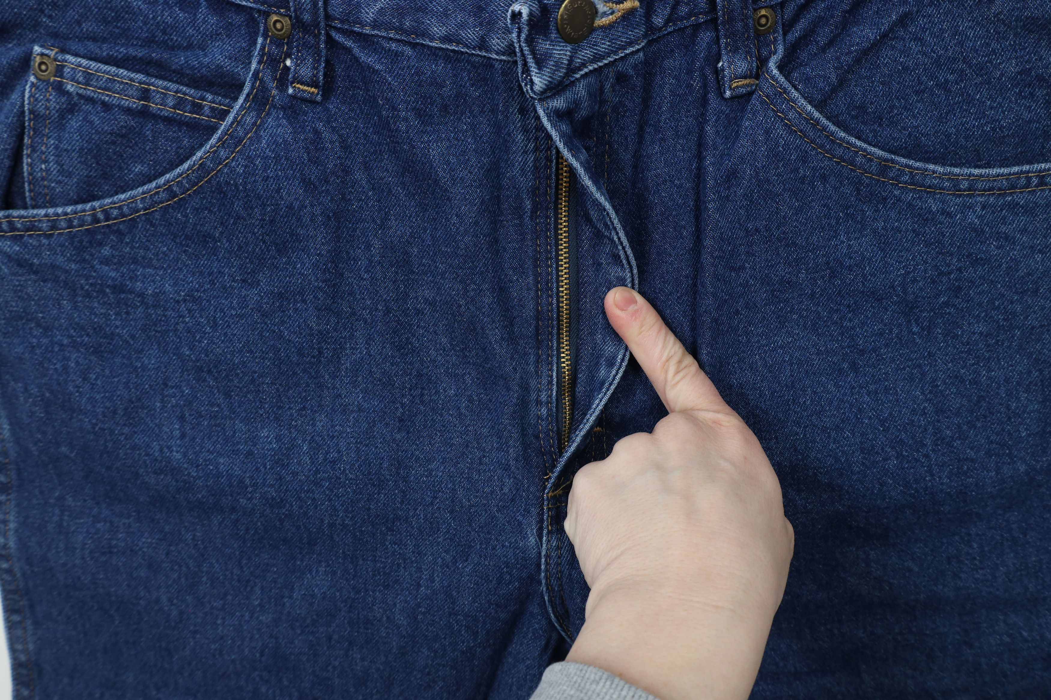 Vintage × Wrangler Deadstock Vintage Y2K Wrangler Straight Leg Denim Jeans Blue Size US 36 / EU 52 - 5 Thumbnail