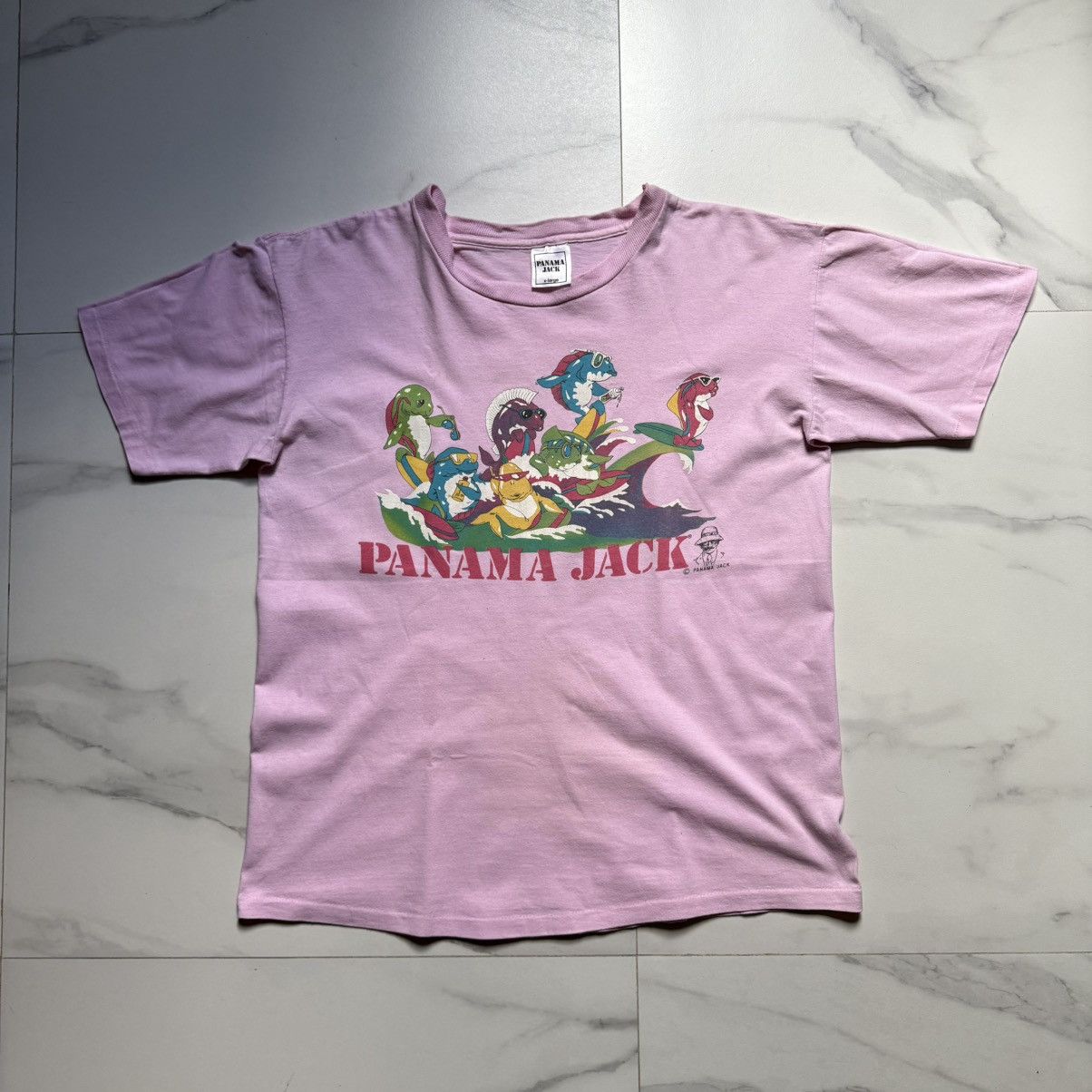 Panama Jack Vintage 90s Panama Jack Graphic Tee Size US XL / EU 56 / 4 - 2 Thumbnail