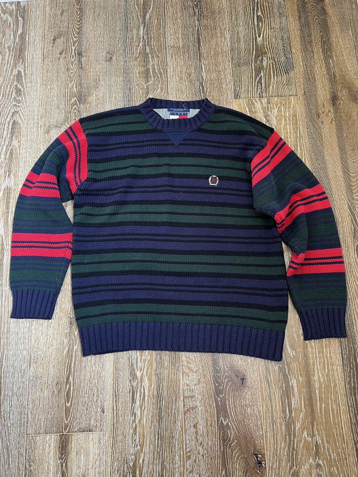 Tommy Hilfiger Vintage Tommy Hilfiger knit sweater Size US M / EU 48-50 / 2 - 1 Thumbnail