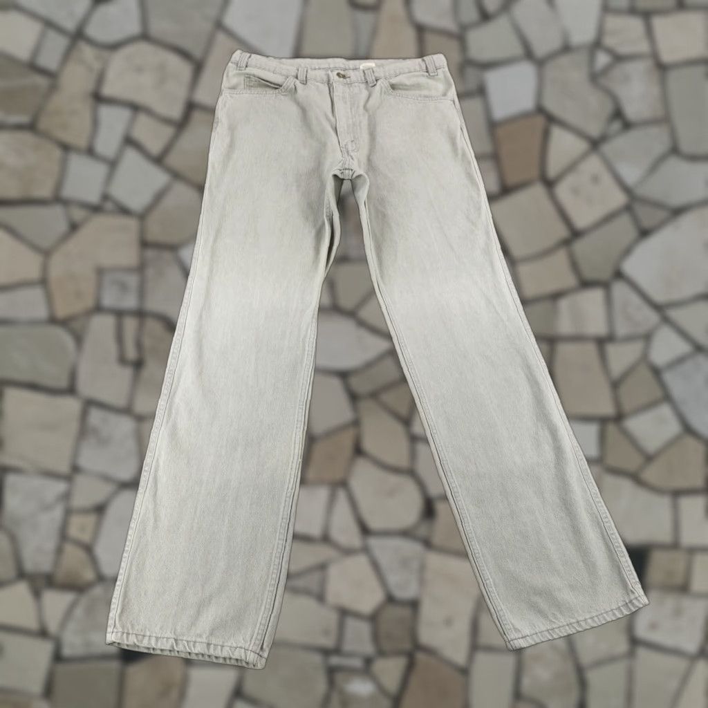 Levi's VINTAGE Levi's Jeans Men 34x32 Gray Denim Silvertab Straight Leg 80s Grunge Relaxed Fit Size US 34 / EU 50 - 1 Thumbnail
