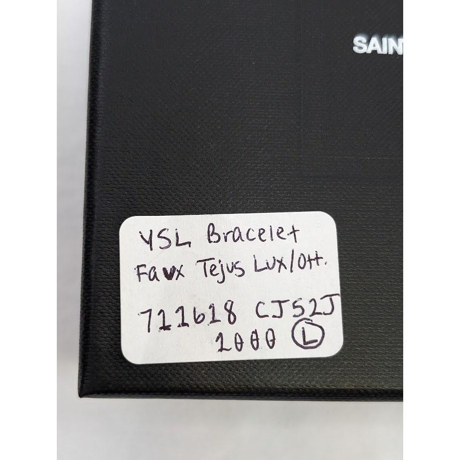 Saint Laurent Paris o1rshd1 Size: L / Bracelet in Gold/Black Size ONE SIZE - 11 Thumbnail