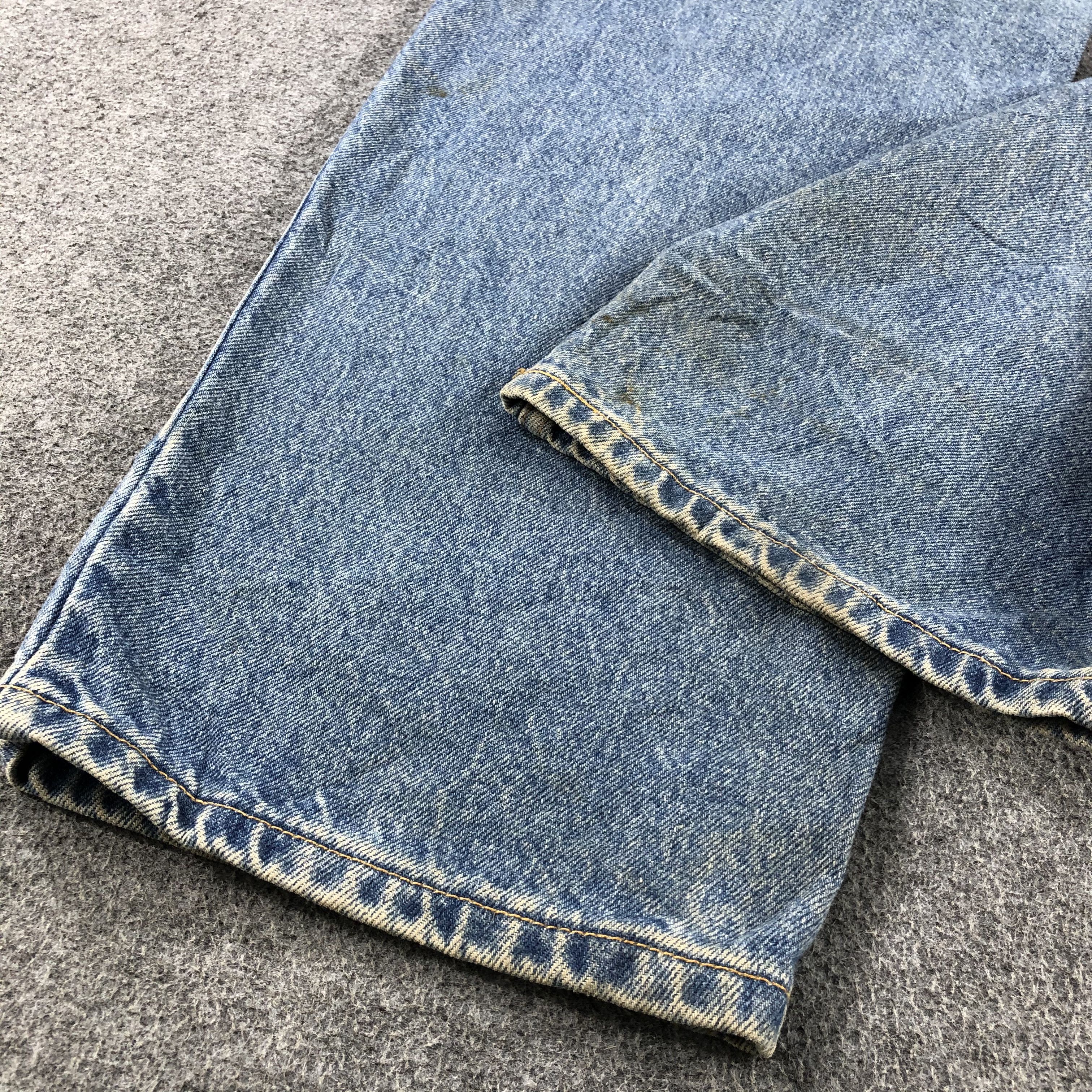 Levi's 90s Vintage Blue Wash Levis Jeans-J2432 Size US 40 / EU 56 - 6 Thumbnail