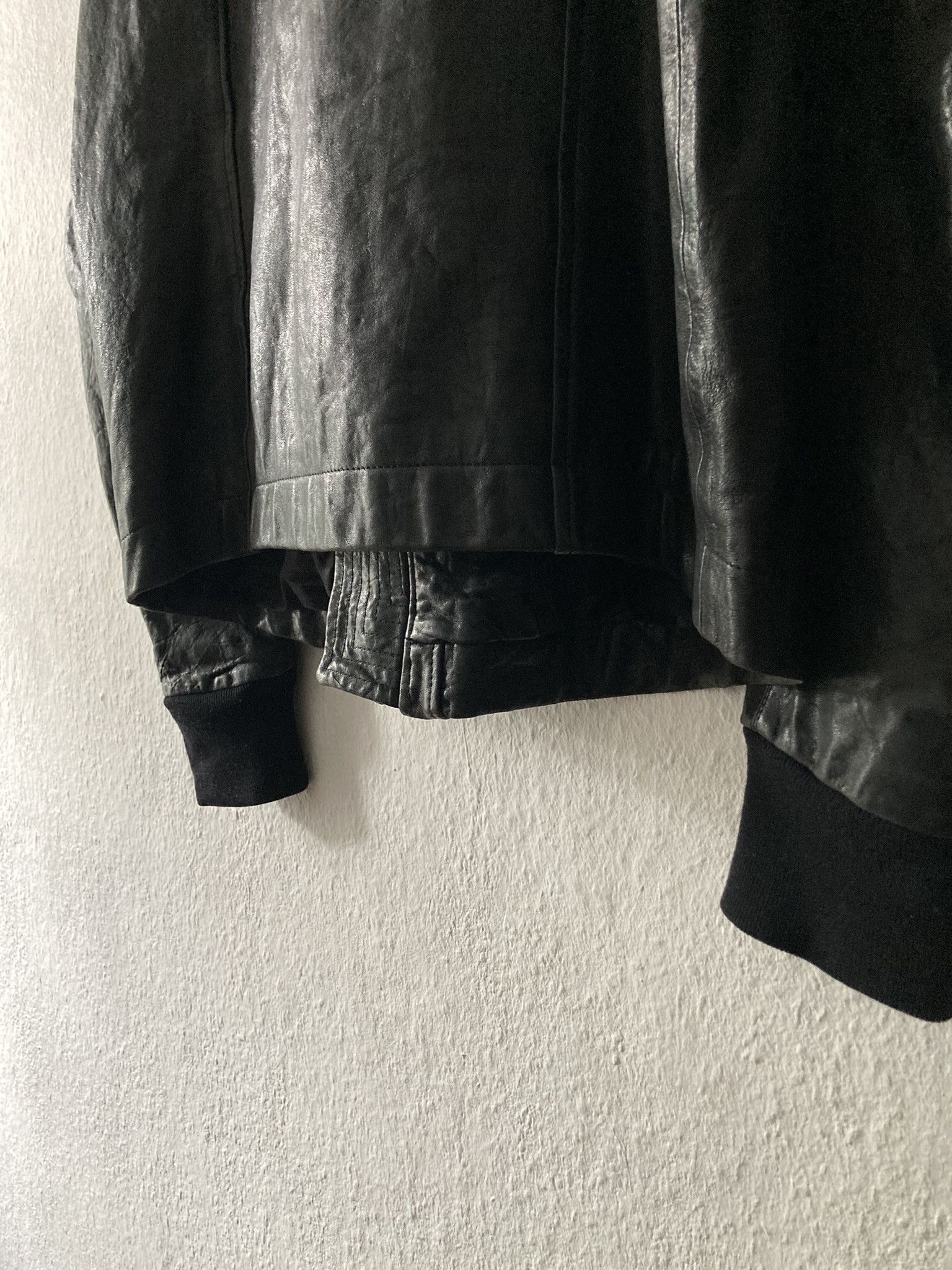 Rick Owens F/W 09 "CRUST" Hammered Lamb Leather Intarsia Jacket XL Size US XL / EU 56 / 4 - 12 Thumbnail