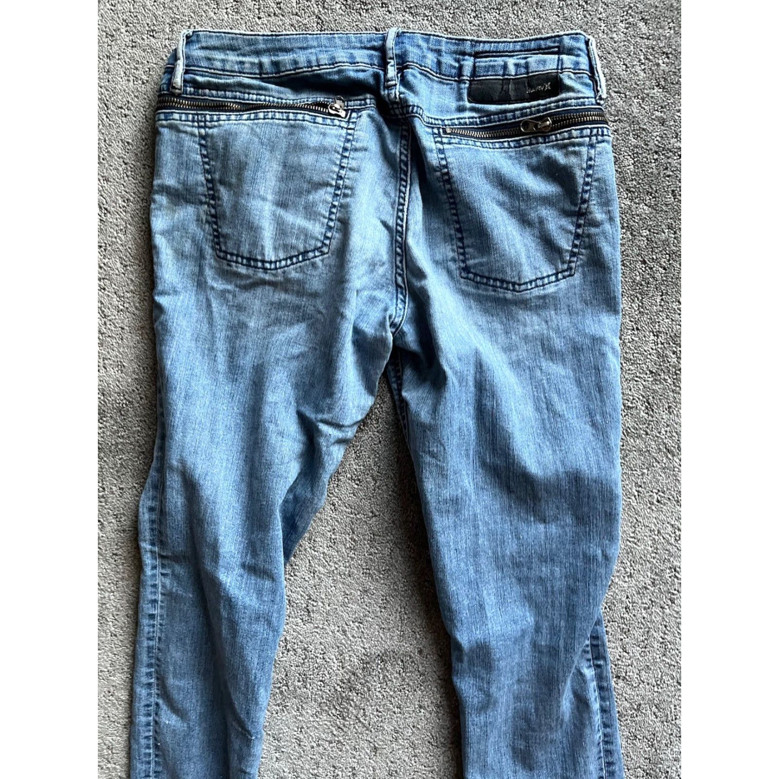 Hurley Hurley Jeans Women 90 Degree Size 7 Medium Wash Legging Size 28" / US 6 / IT 42 - 5 Thumbnail