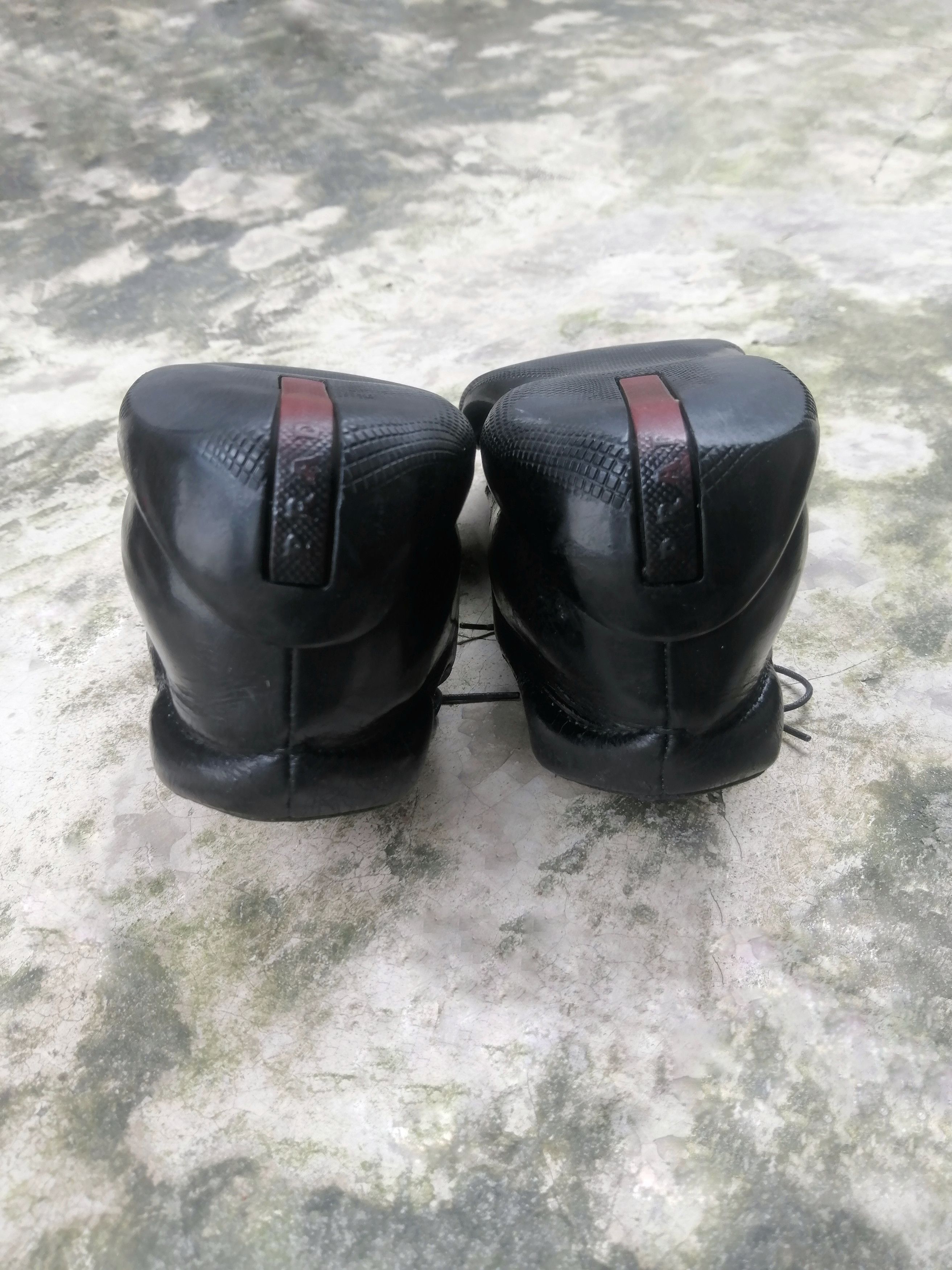 Prada Prada Black Leather Derby Sneakers US 8.5 Made in Italy Size US 8.5 / EU 41-42 - 15 Thumbnail