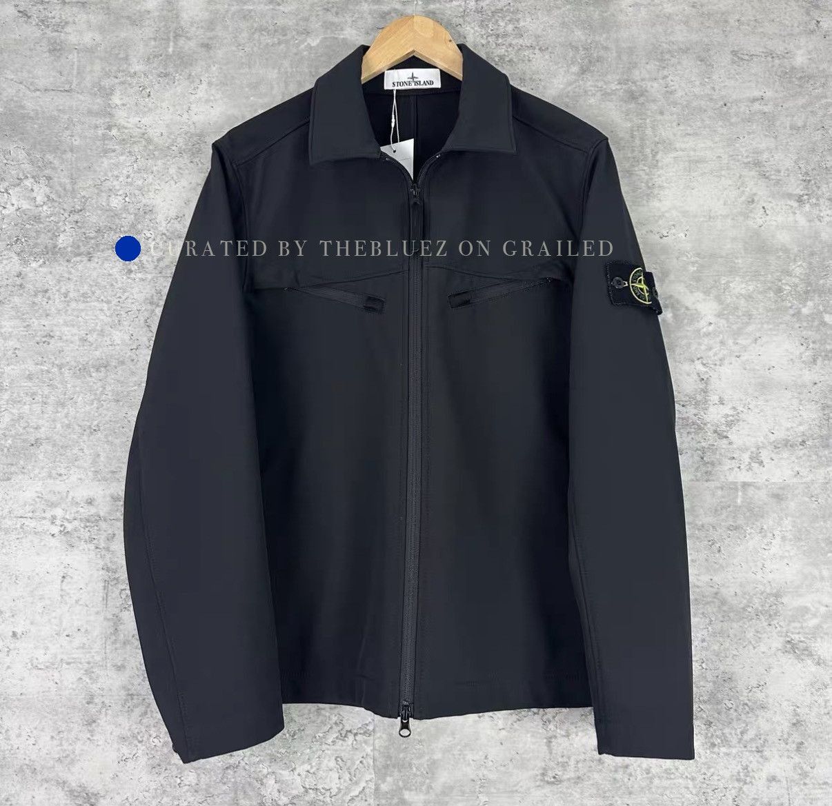 Stone Island Lightweight Black Soft Shell Jacket Size US S / EU 44-46 / 1 - 1 Thumbnail