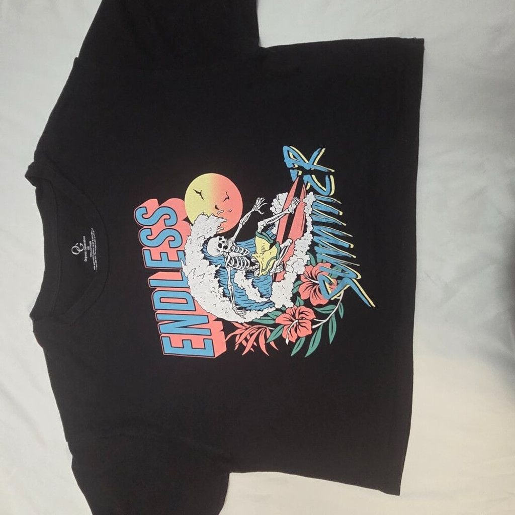 Other Organic Gen small woman's Vintage skull crop top T-Shirt Size XS / US 0-2 / IT 36-38 - 1 Thumbnail