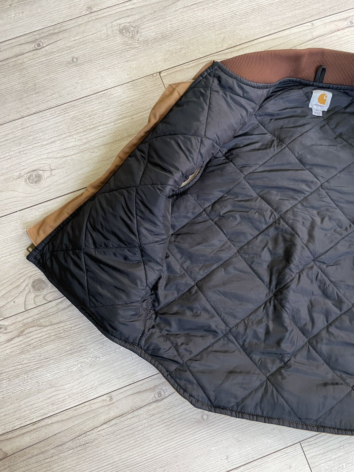 Carhartt × Vintage Vintage Carhartt Vest Jacket 90s Destroy Work USA Size US M / EU 48-50 / 2 - 13 Thumbnail