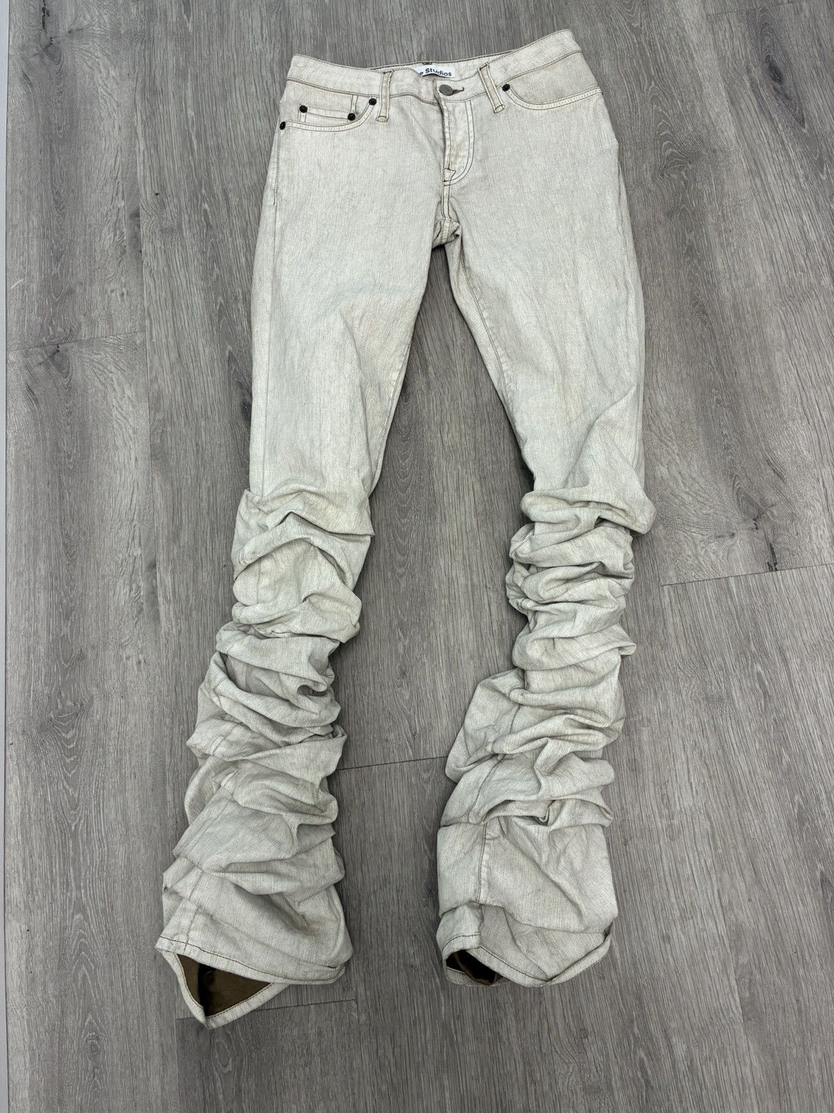 Acne Studios Pop pink trash jeans size 2 US Size 24" / US 00 / IT 34 - 3 Thumbnail
