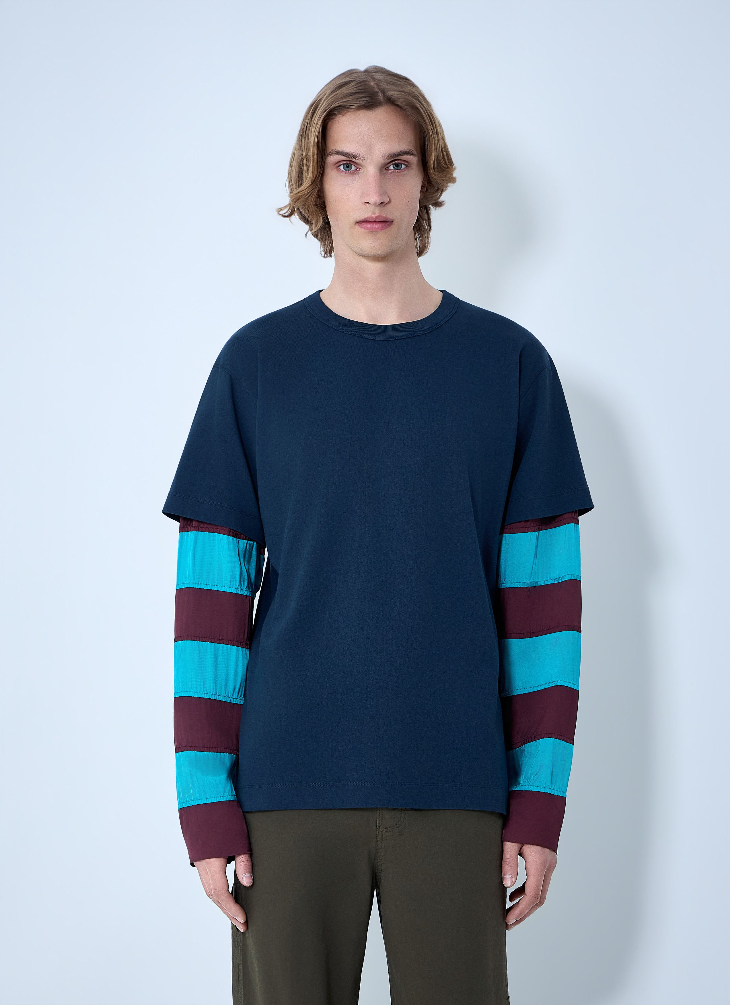 Dries Van Noten Contras Sleeves T-Shirt Size US S / EU 44-46 / 1 - 1 Thumbnail