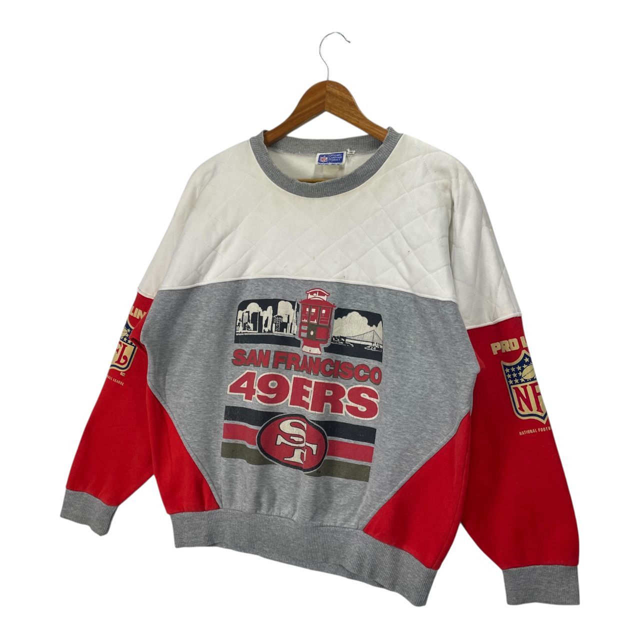 Vintage Very Rare San Francisco 49ERS Joe Montana Sweatshirt Size US M / EU 48-50 / 2 - 2 Thumbnail