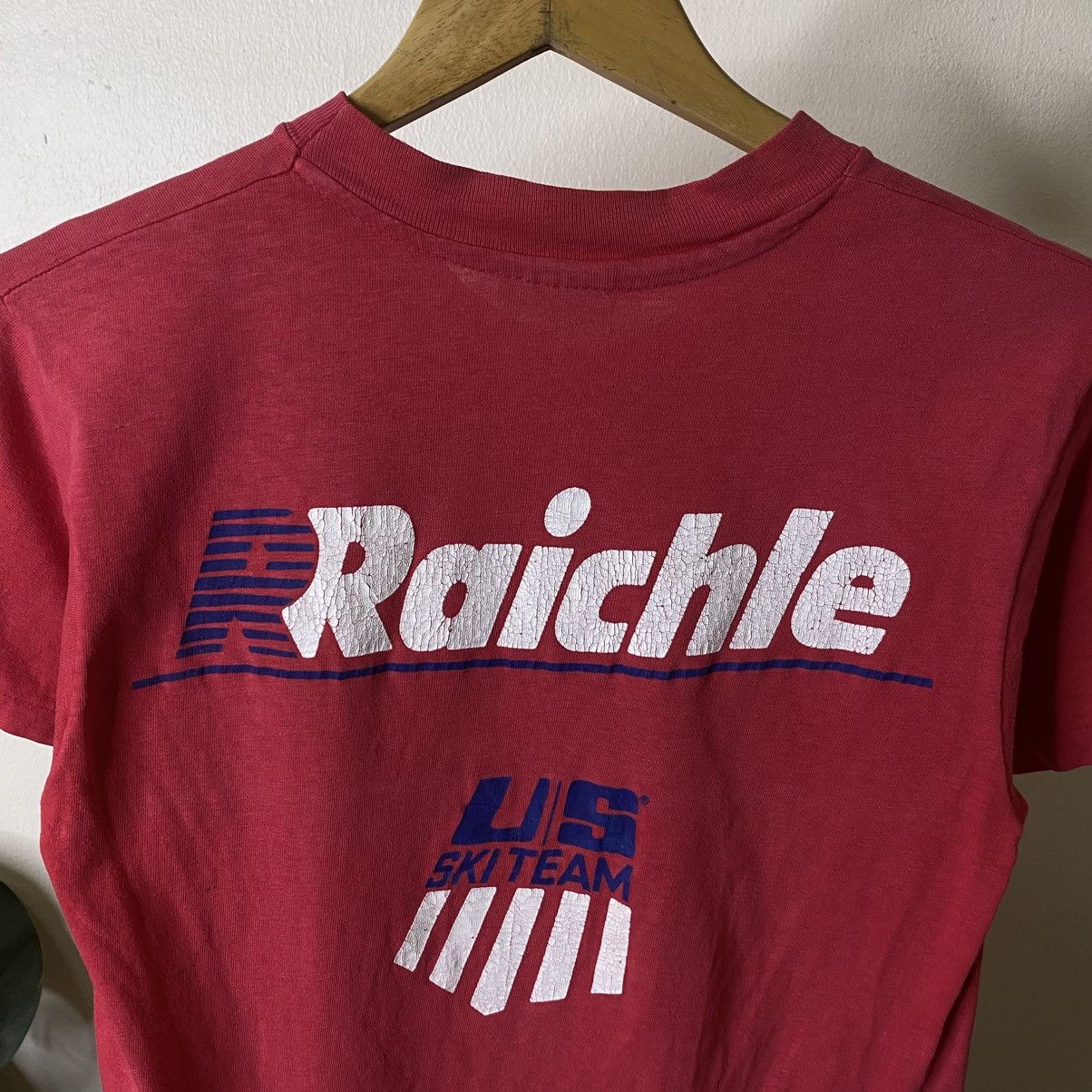 Vintage 1980s Reichle Technical Alpine Skiwear x US Ski Team T Shirt Size US S / EU 44-46 / 1 - 2 Thumbnail