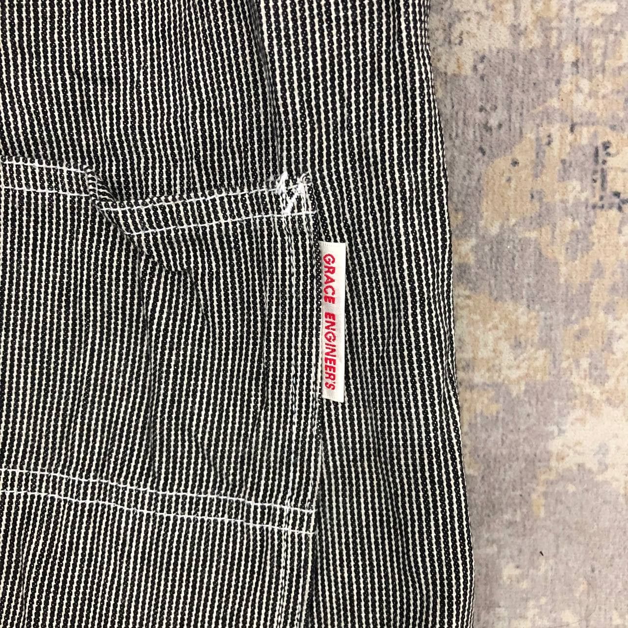 Japanese Brand P682 BRACE ENGINEER'S ICONIC HICKORY STRIPED COVERALLS Size US M / EU 48-50 / 2 - 10 Thumbnail