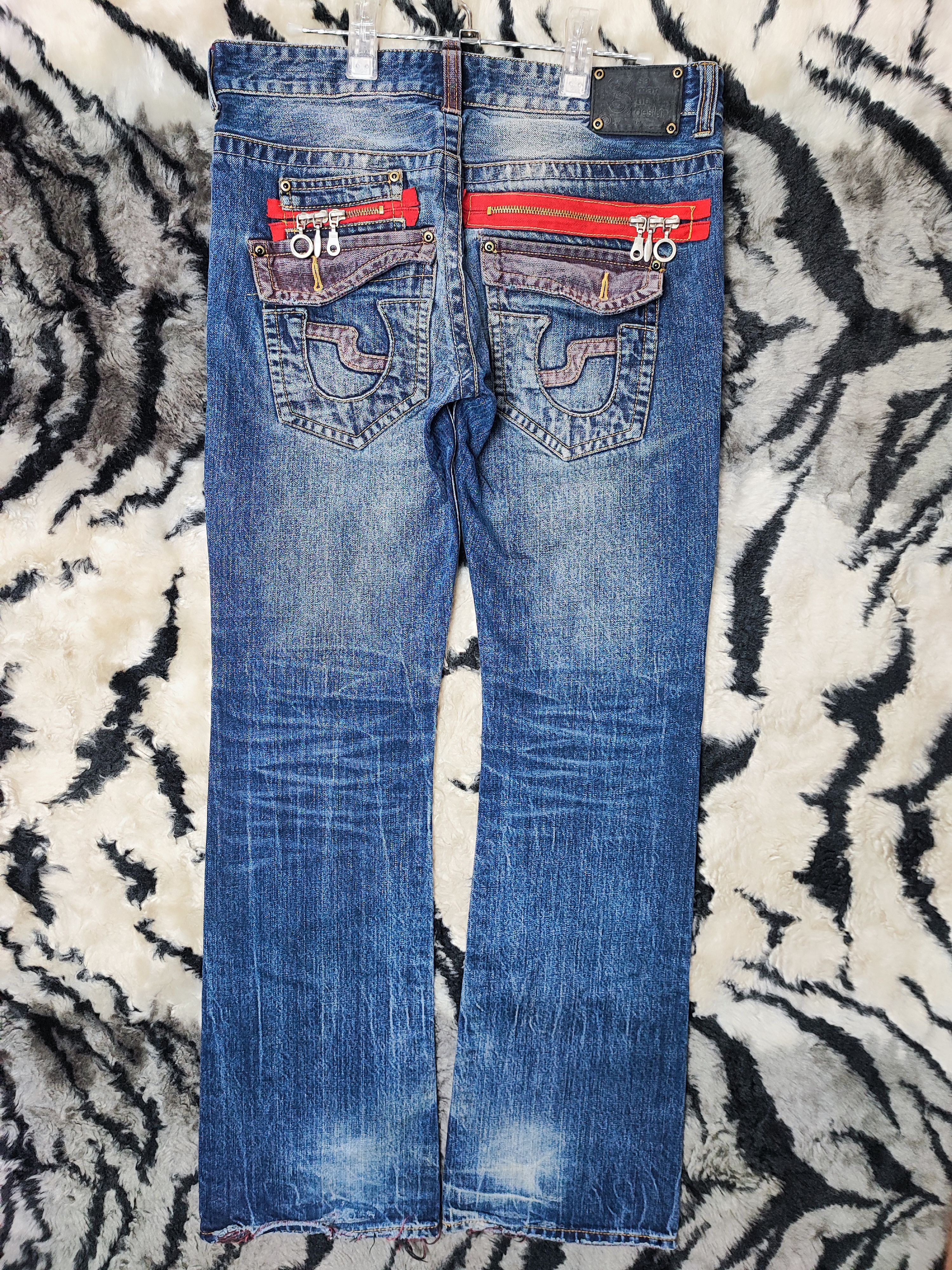 semanticdesign Semantic Design Flared Bootcut Japan Jeans Punk Distressed Size US 32 / EU 48 - 11 Thumbnail