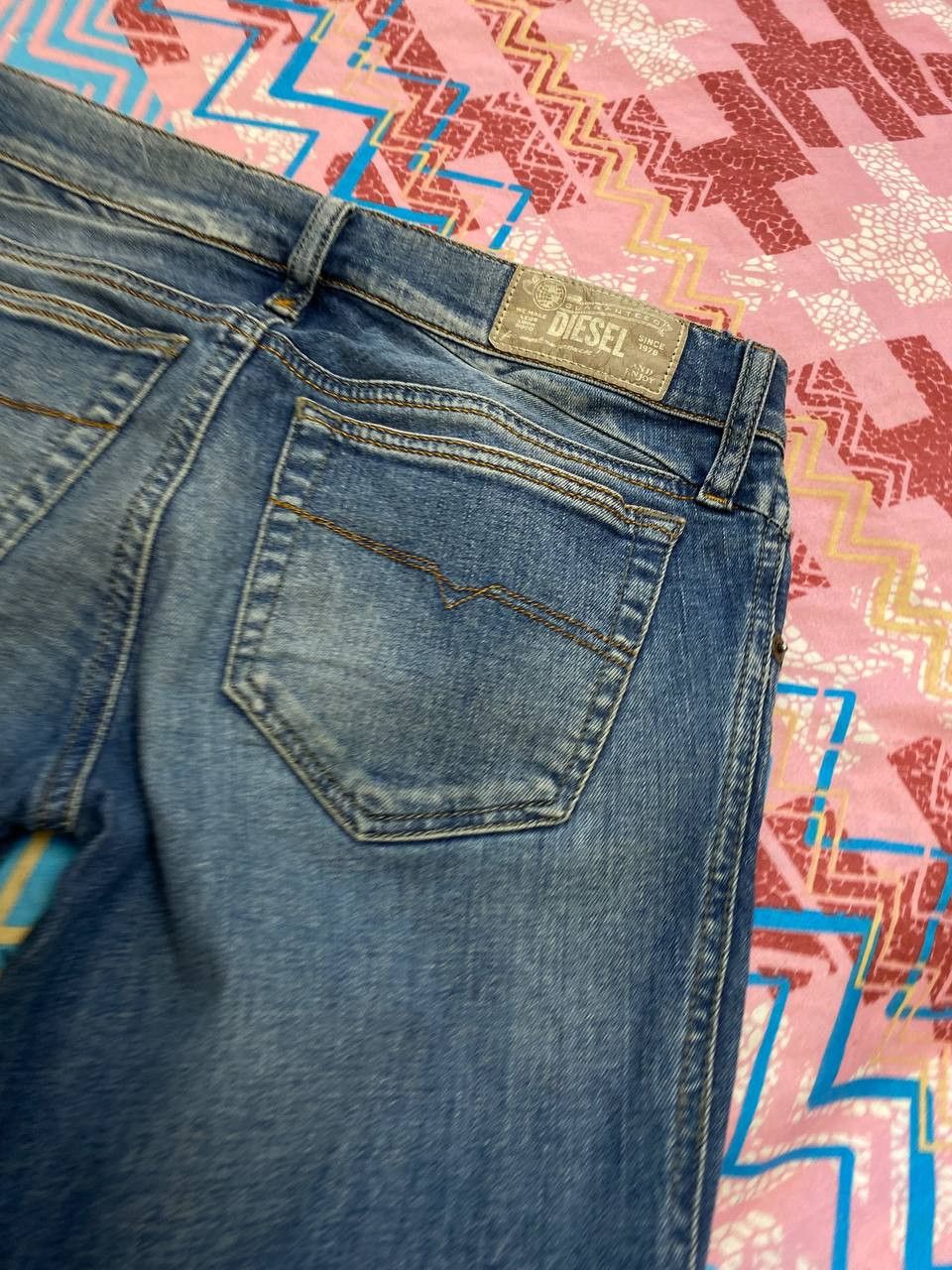 Diesel × Vintage Vintage Diesel Industry Faded Denim Jeans Size 26" / US 2 / IT 38 - 18 Thumbnail