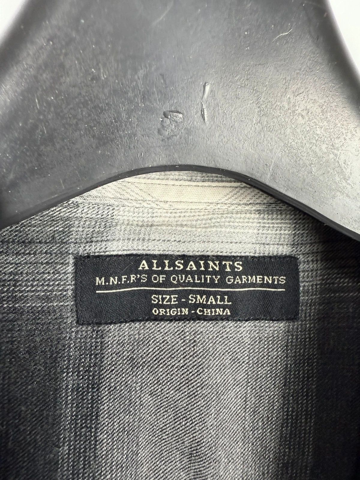 Allsaints Allsaints Plaid Shirt Flannel Stumpville Cotton size S Size US S / EU 44-46 / 1 - 4 Thumbnail