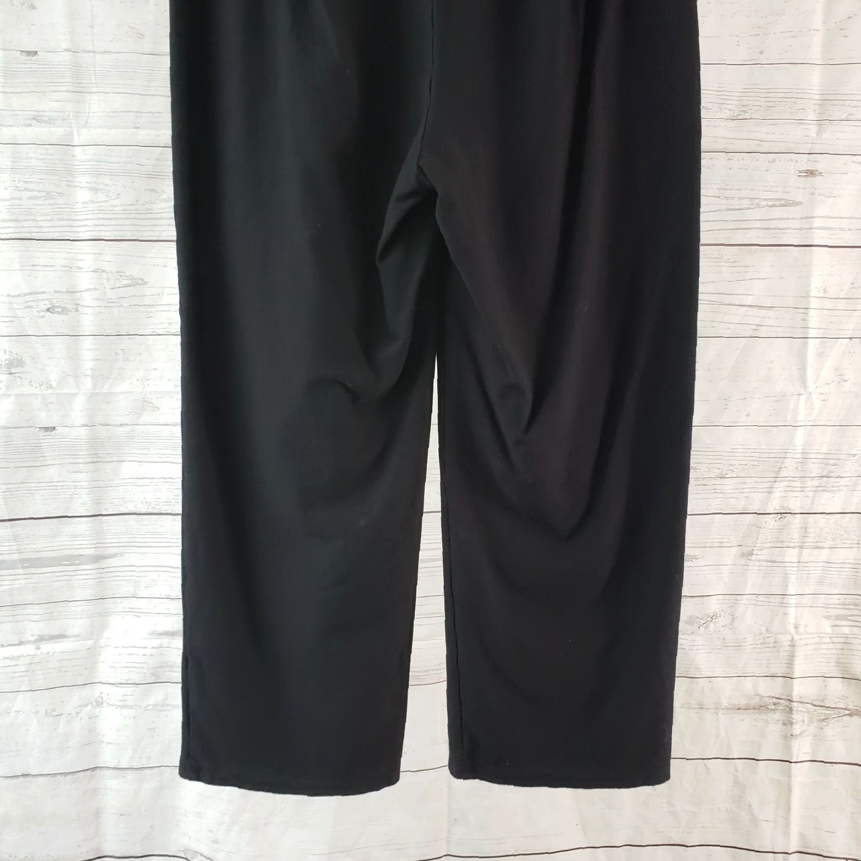 Eileen Fisher Eileen Fisher Womens Cropped Pants XS Black Pull On Mid Rise Viscose Blend Size 26" / US 2 / IT 38 - 5 Thumbnail