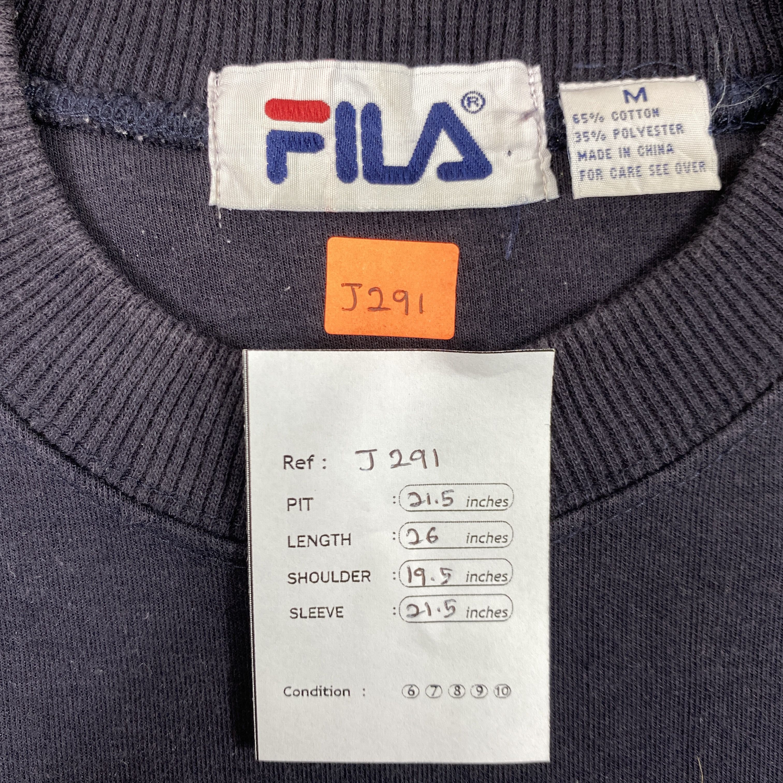 Fila Fila Sports International Vintage Sweatshirt -J291 Size US M / EU 48-50 / 2 - 4 Thumbnail