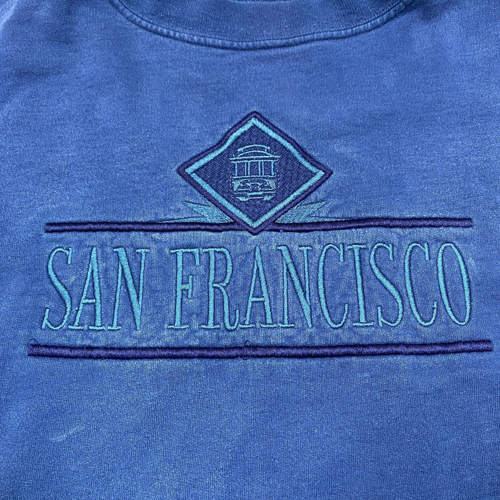 Vintage Rare VTG Gold's Gym San Francisco Crew Sweatshirt Mens Large Size US L / EU 52-54 / 3 - 3 Thumbnail