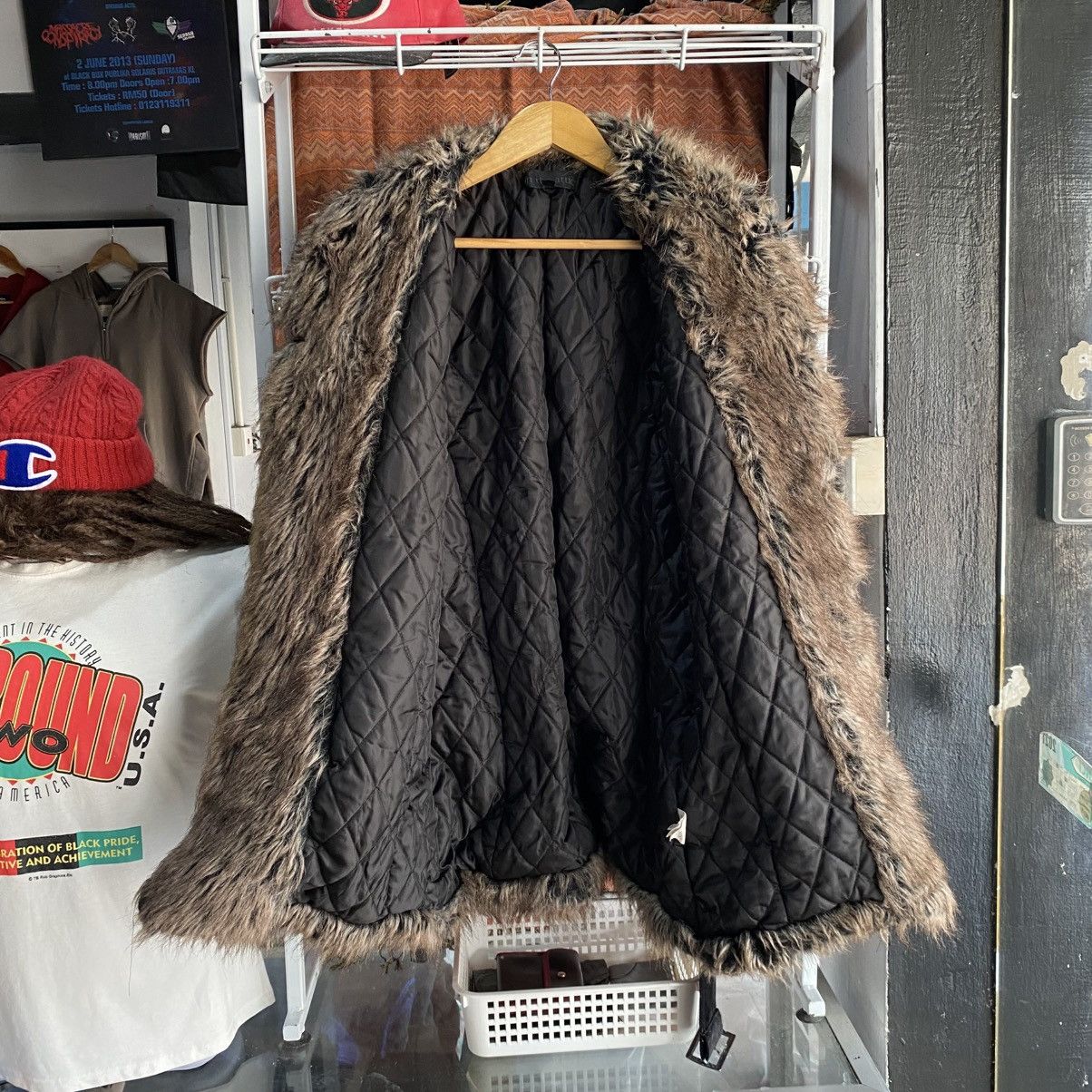In The Attic Vintage In The Attic Fur-Trimmed Velvet Double-Breasted Coat Size US M / EU 48-50 / 2 - 3 Thumbnail