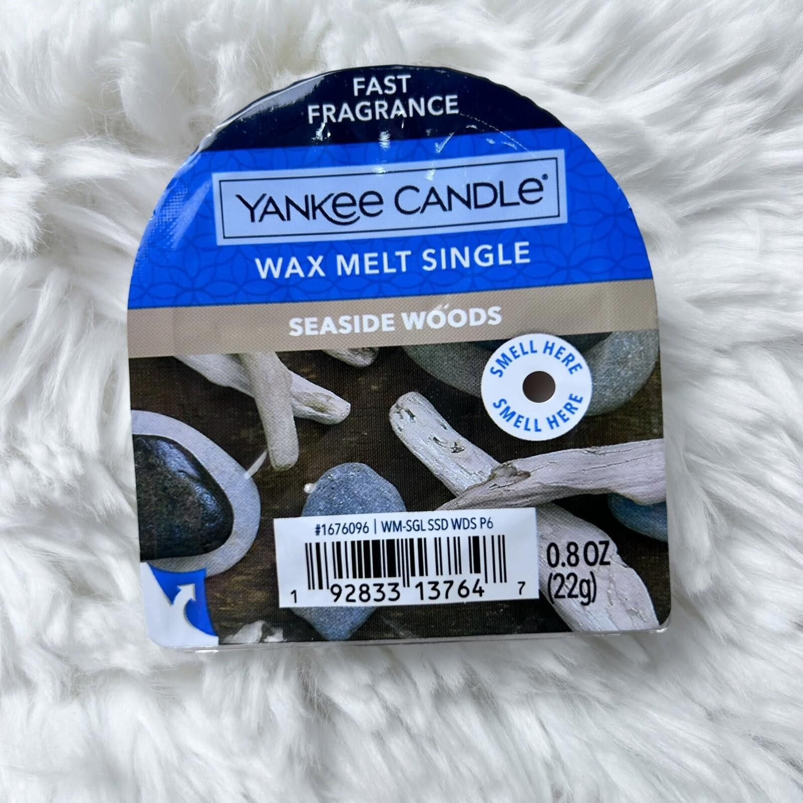 Designer 2 Pack Yankee Candle Wax Melt Singles SEASIDE WOODS Size ONE SIZE - 2 Thumbnail
