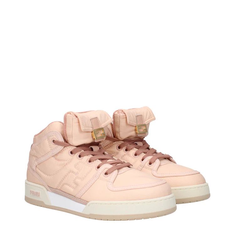 Fendi ob1o1e1124 Nylon Sneakers in Pink Size US 8 / IT 38 - 2 Thumbnail
