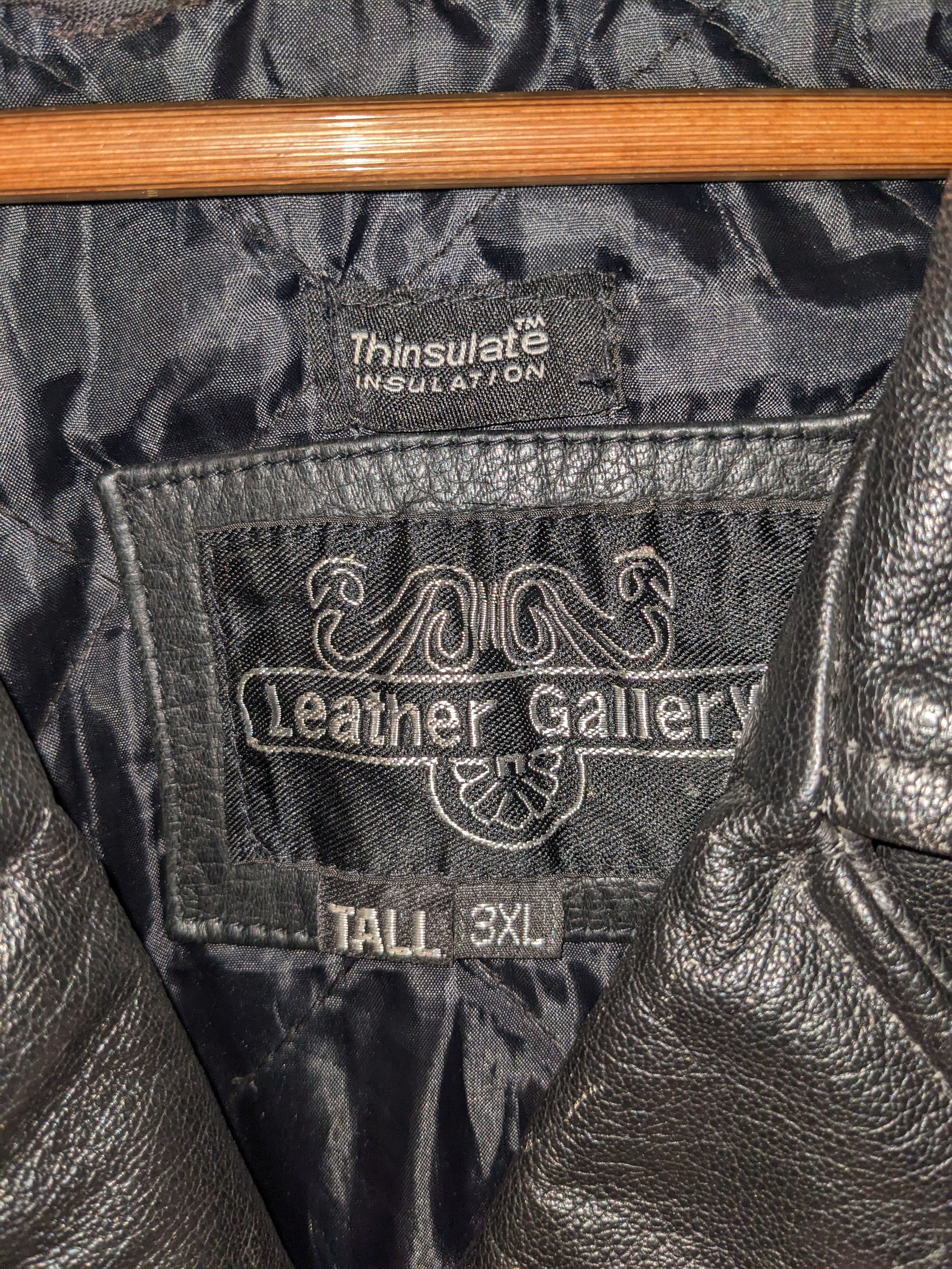 Vintage 90s Harley Davidson Motorcycle Tall Leather Jacket