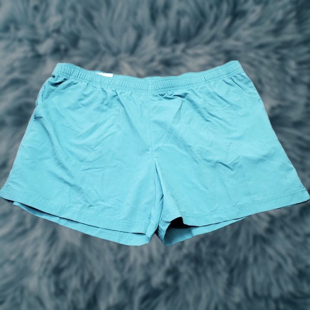 Vintage Columbia Womens XL Blue Sandy River Shorts Court Omni Shield Swim Bottom Sea Omn i Shield Women Size 40" / US 18 - 1 Thumbnail