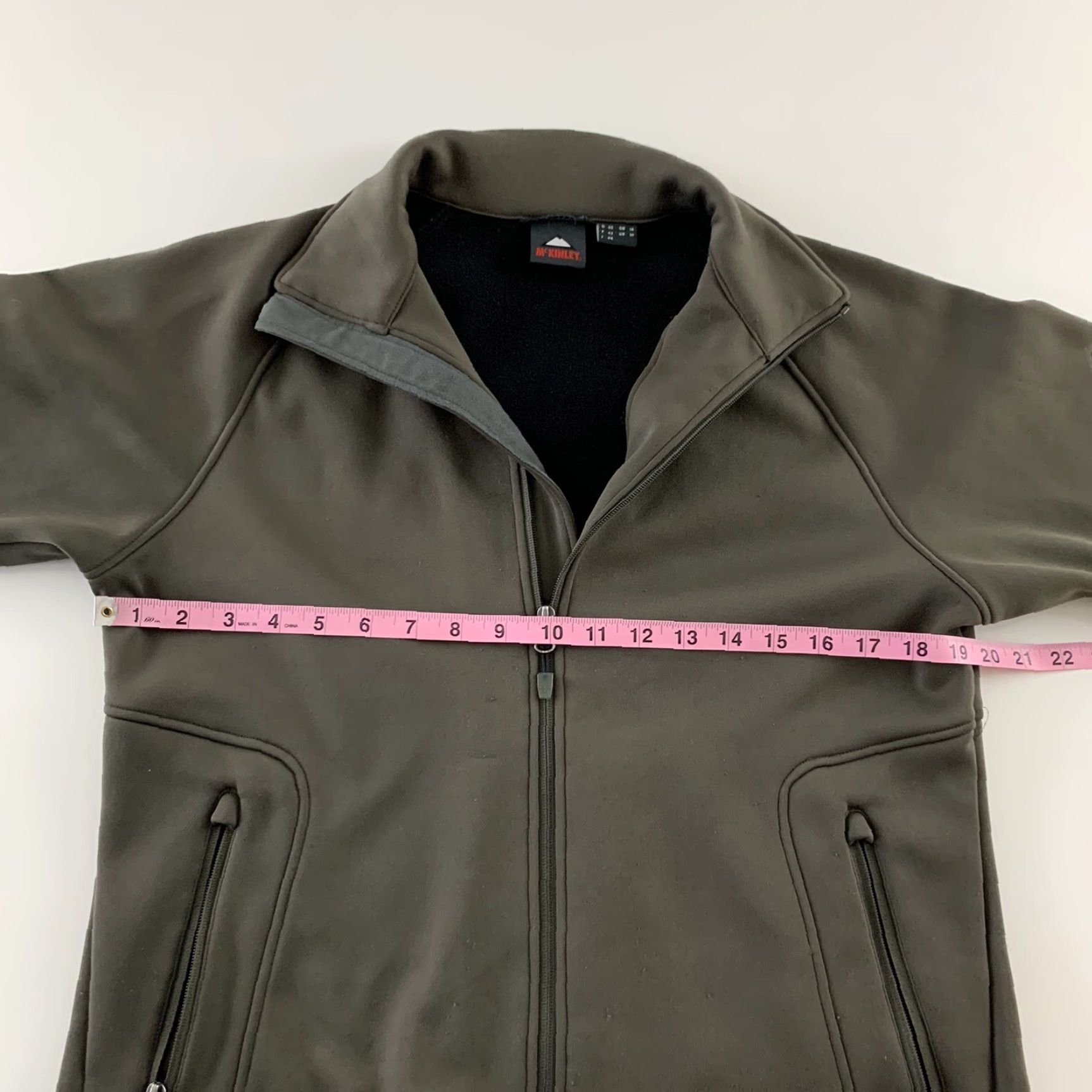 Vintage McKinley Men's Light Soft-shell Full Zip Jacket Gray M Size US M / EU 48-50 / 2 - 4 Thumbnail