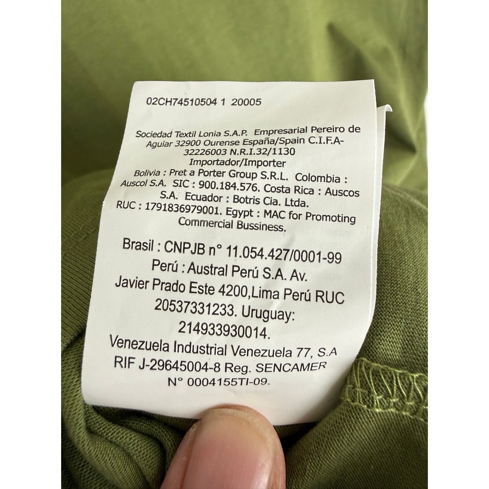 Carolina Herrera New Carolina Herrera Logo Cotton T-Shirt Green Mens Size L Size US L / EU 52-54 / 3 - 10 Thumbnail